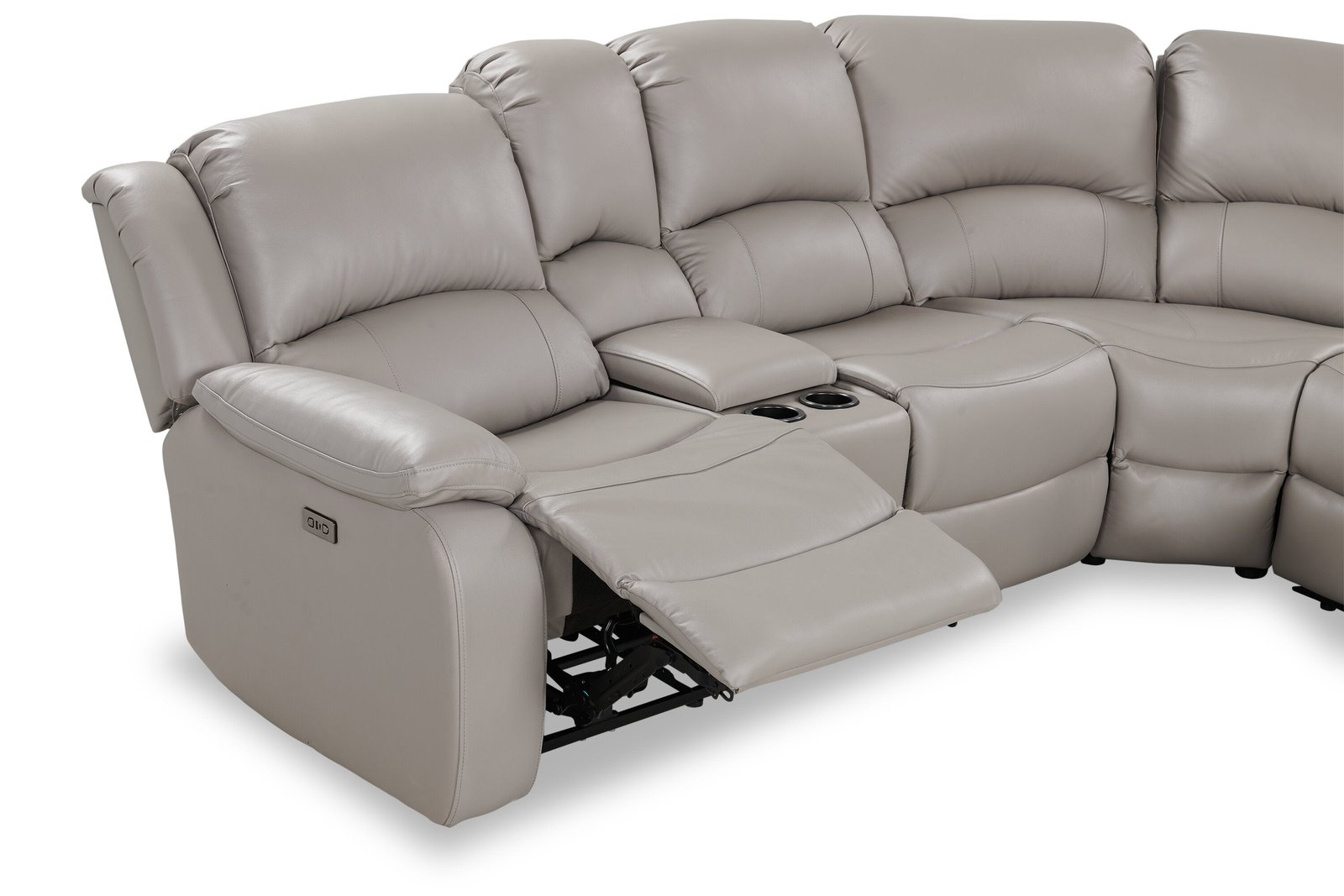 marcel-6-piece-genuine-leather-reclining-sectional-grey - Image 7