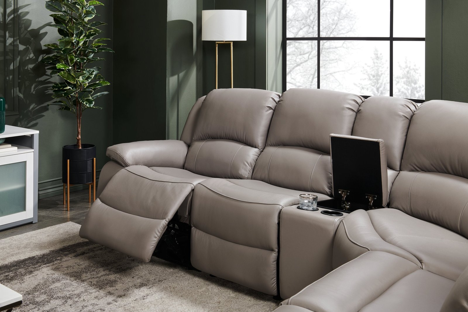 marcel-6-piece-genuine-leather-reclining-sectional-grey - Image 15