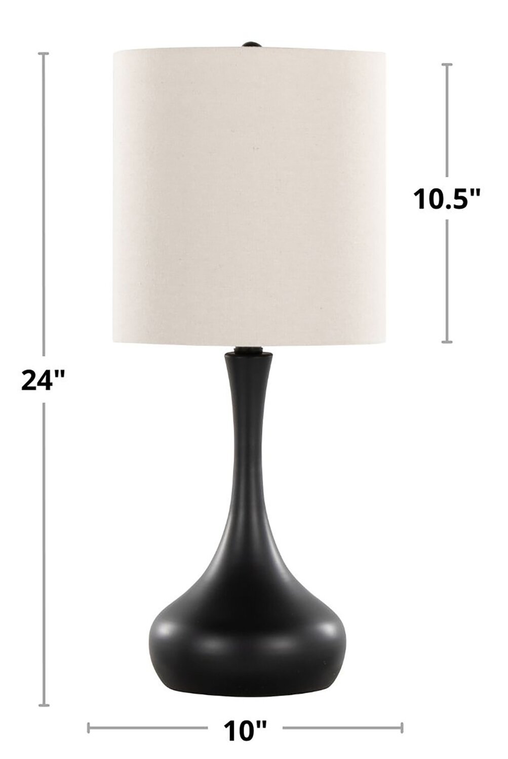 polly-24-matte-black-metal-2-piece-set-with-two-table-lamps - Image 7
