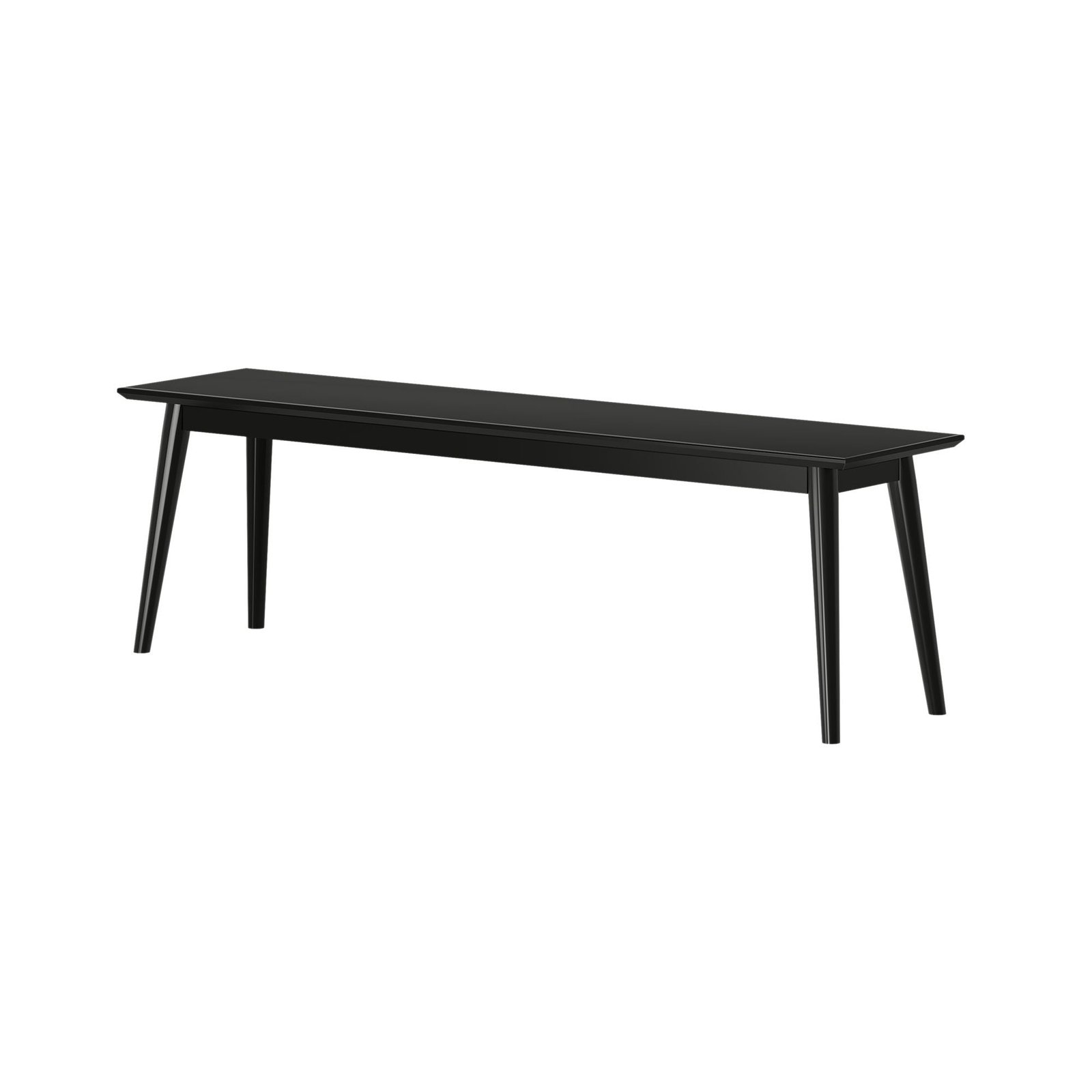 Mid-Century Modern Dining Bench - 59" - Image 4
