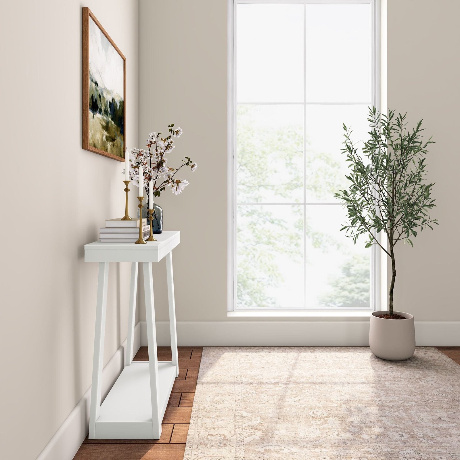 Classic Console Table with Shelf - 36” - Image 23