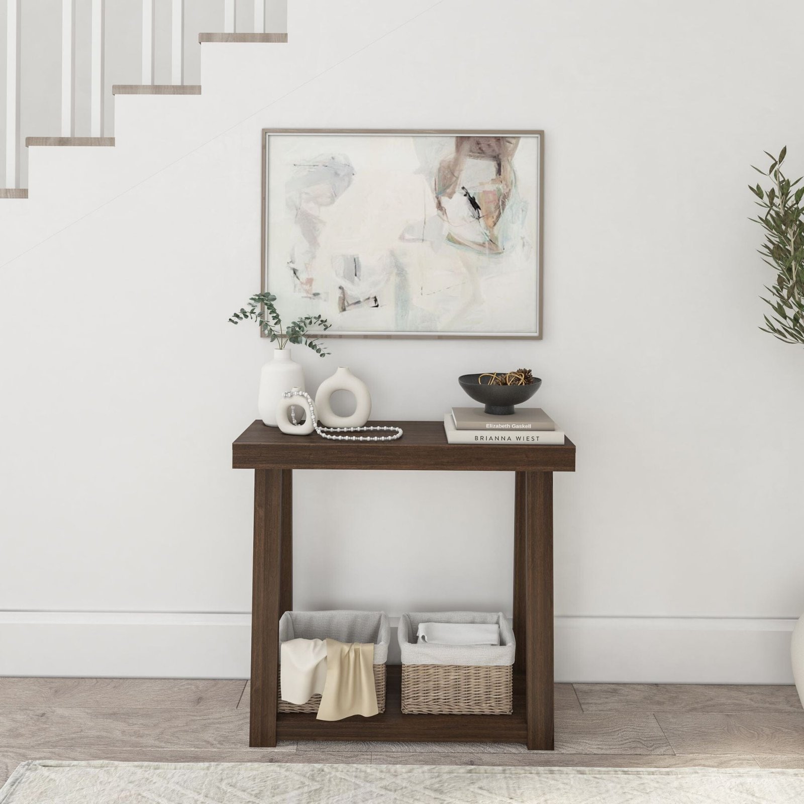 Classic Console Table with Shelf - 36” - Image 2