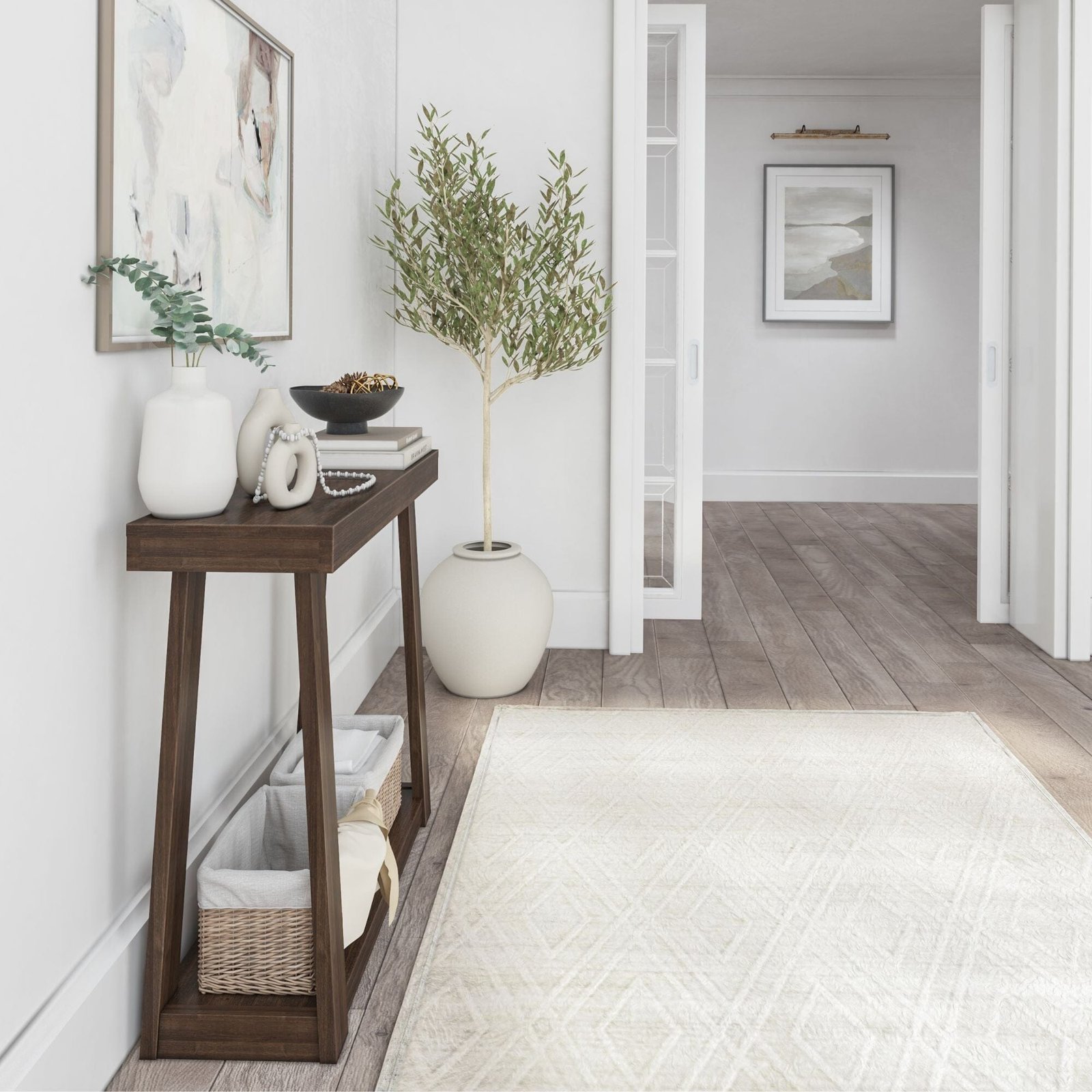 Classic Console Table with Shelf - 36” - Image 17