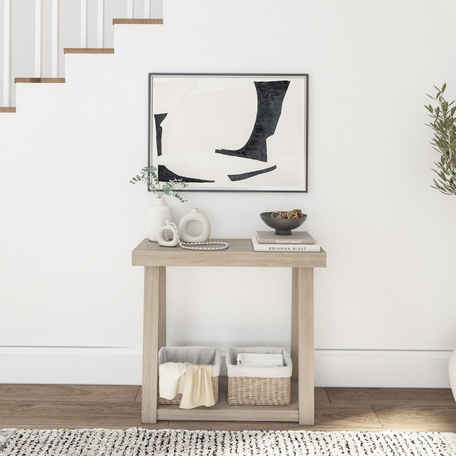 Classic Console Table with Shelf - 36” - Image 3