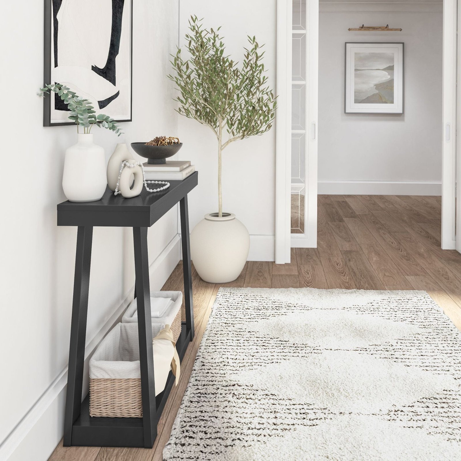 Classic Console Table with Shelf - 36” - Image 19