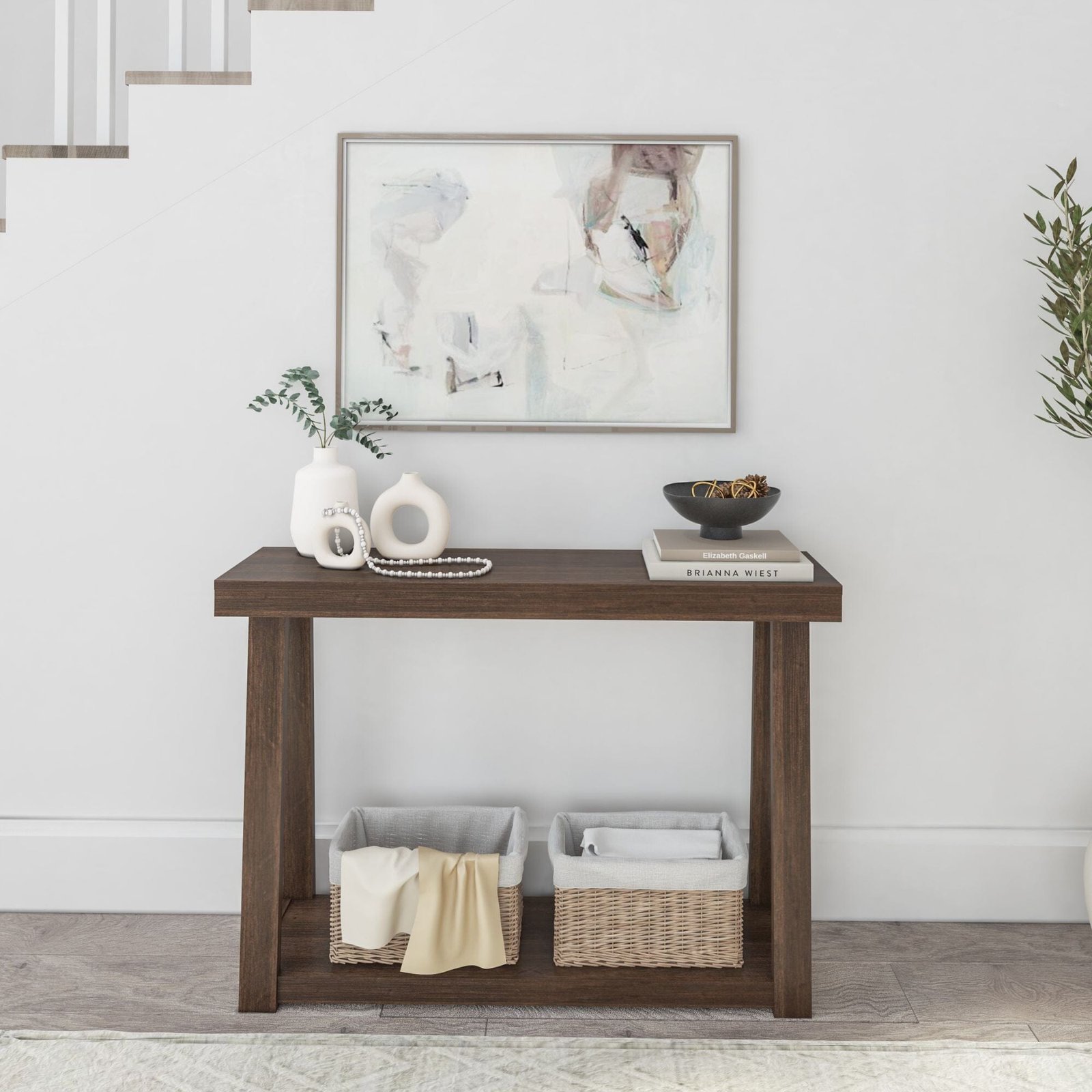 Classic Console Table with Shelf - 46” - Image 2