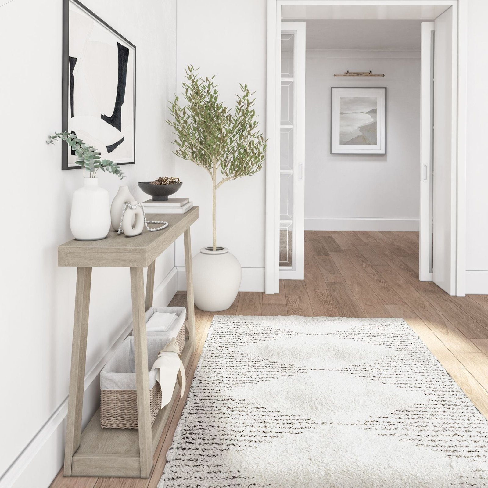 Classic Console Table with Shelf - 46” - Image 12