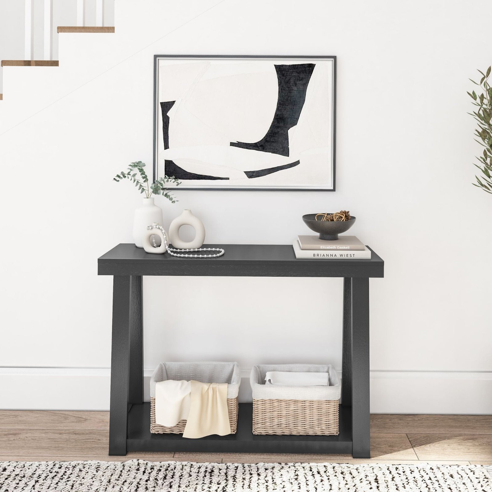 Classic Console Table with Shelf - 46” - Image 4