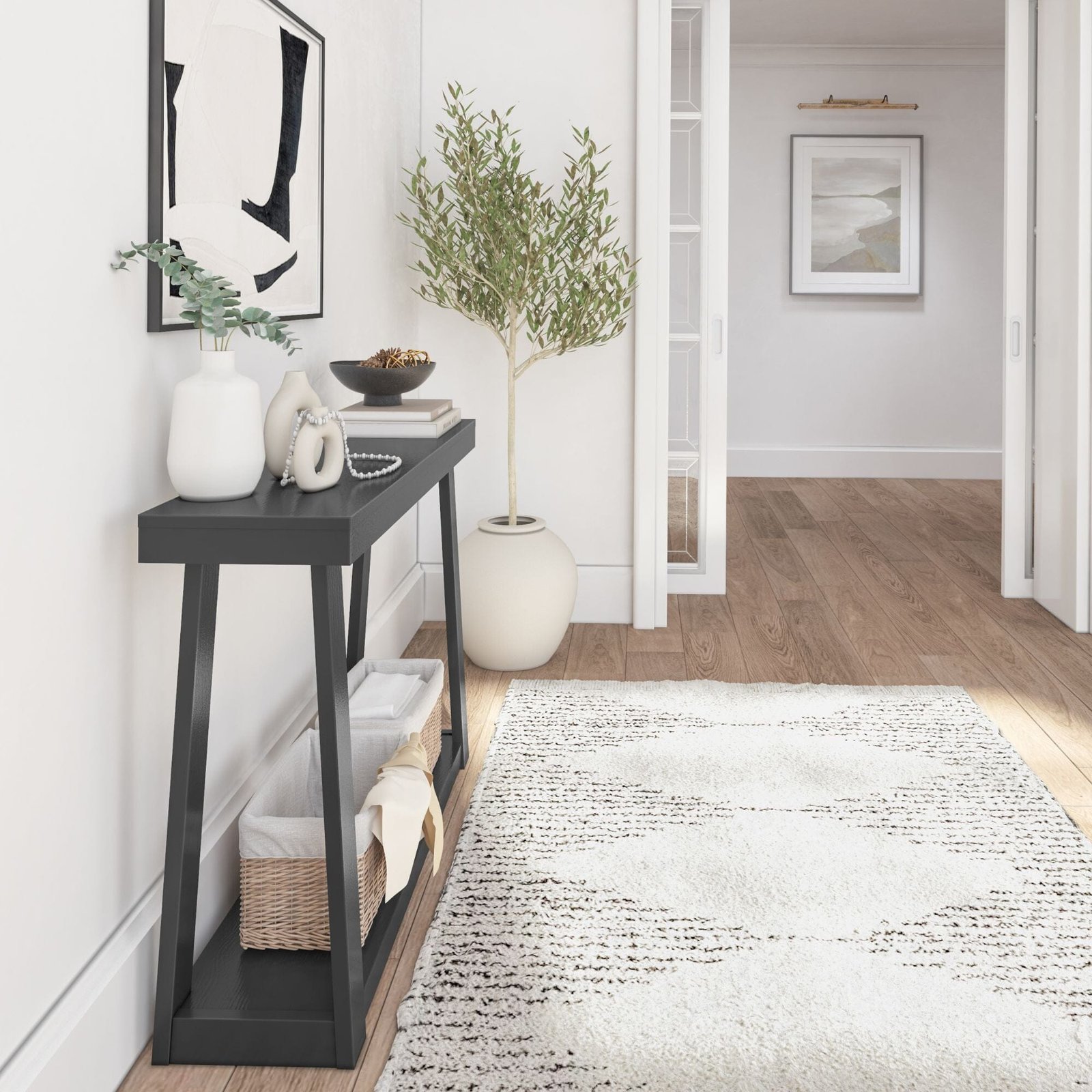 Classic Console Table with Shelf - 46” - Image 13