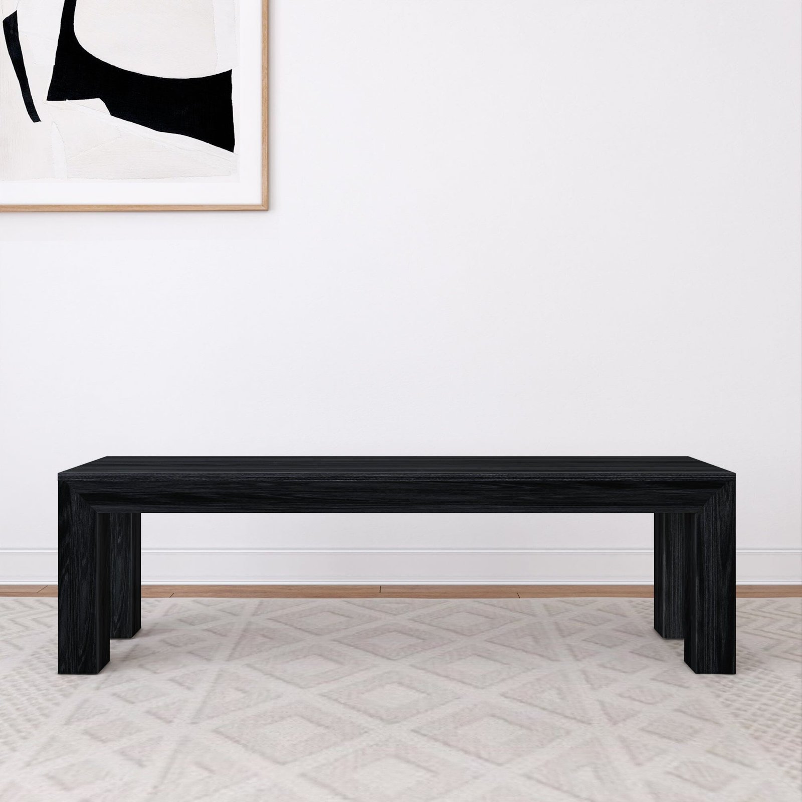 Modern Dining Bench - 61" - Image 4