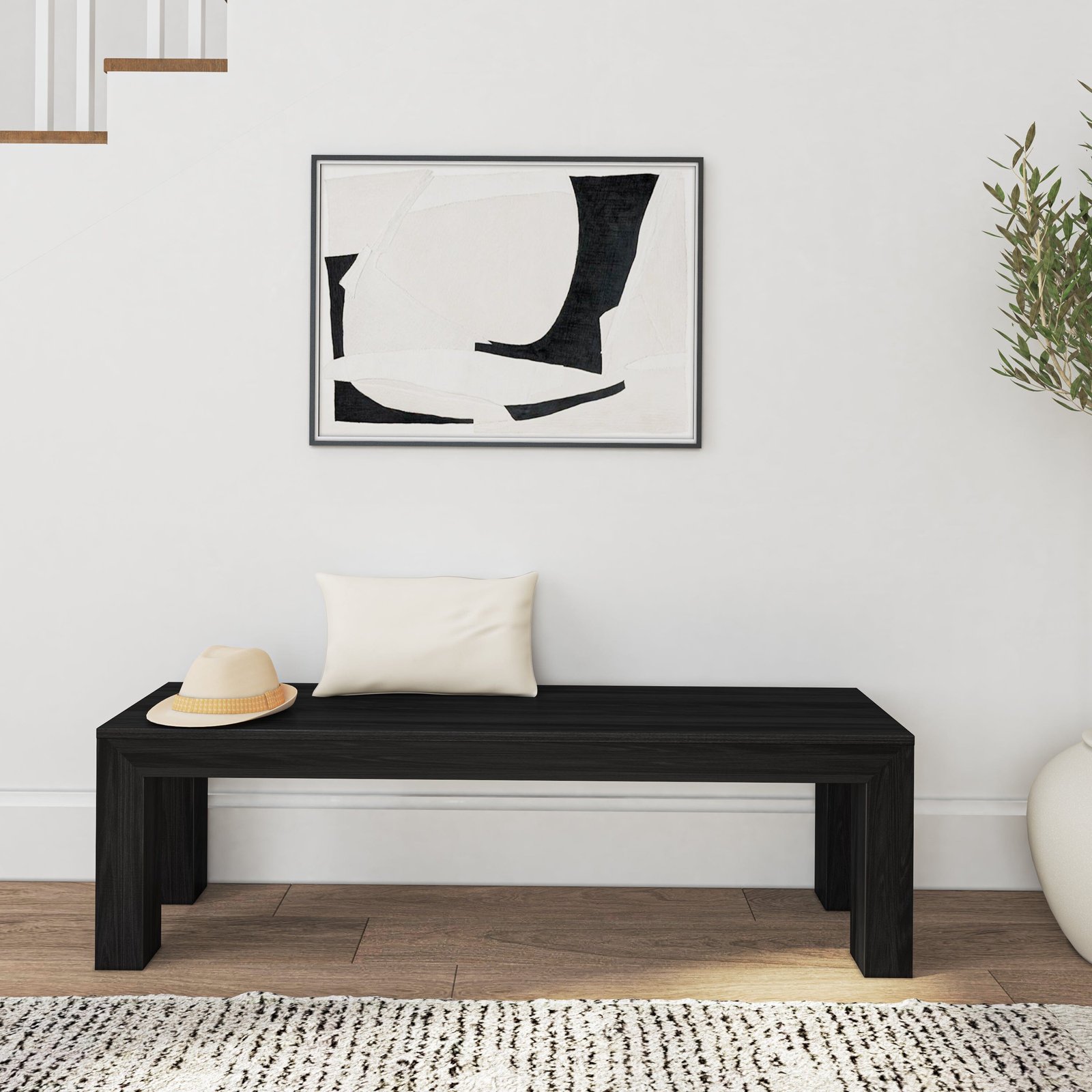 Modern Dining Bench - 61" - Image 15