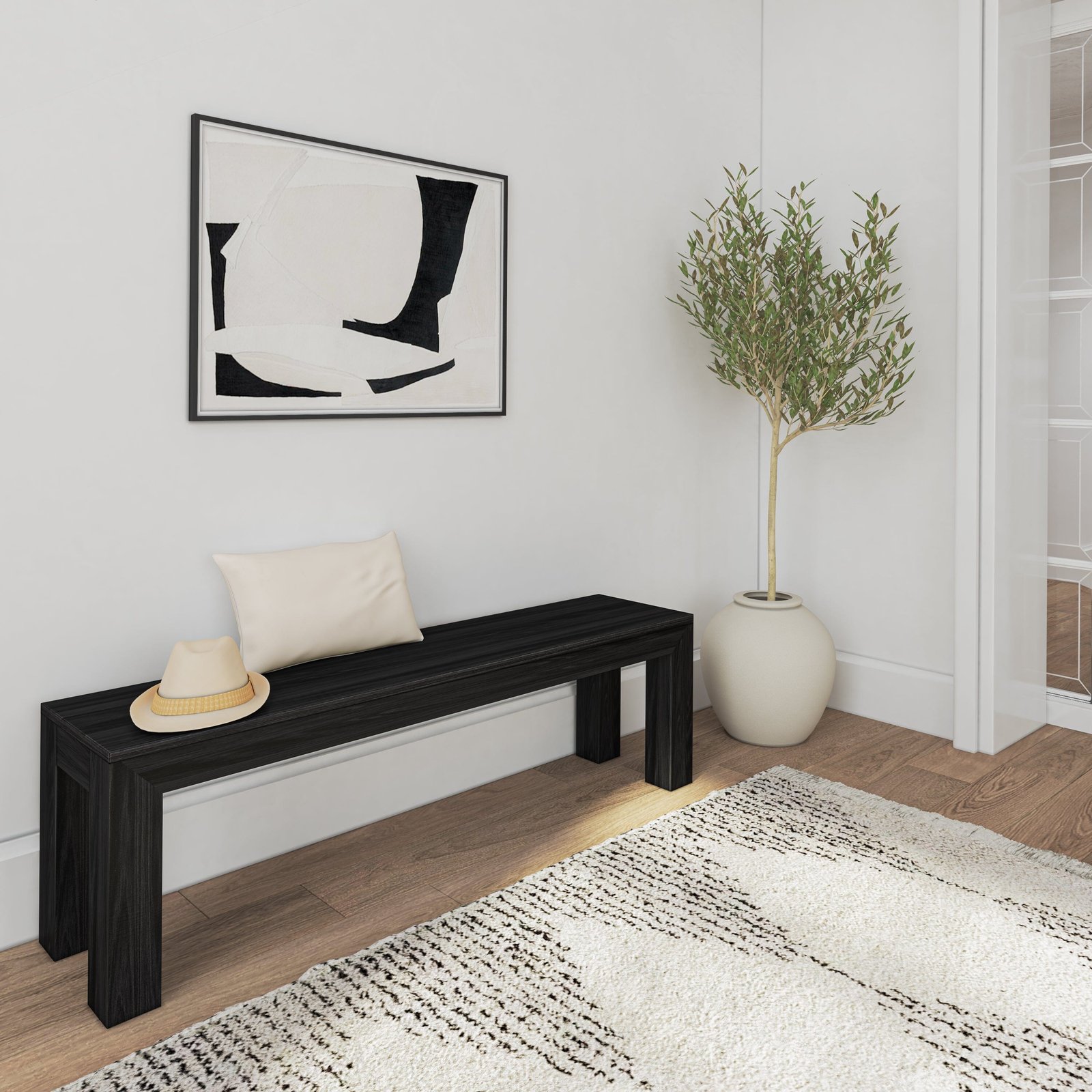 Modern Dining Bench - 61" - Image 21