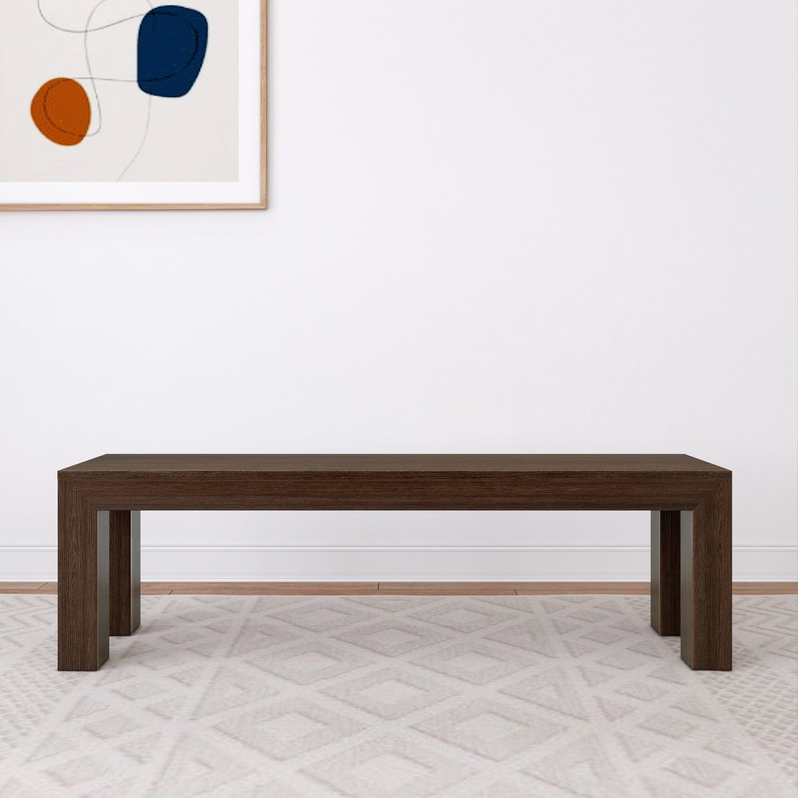 Modern Dining Bench - 61" - Image 2