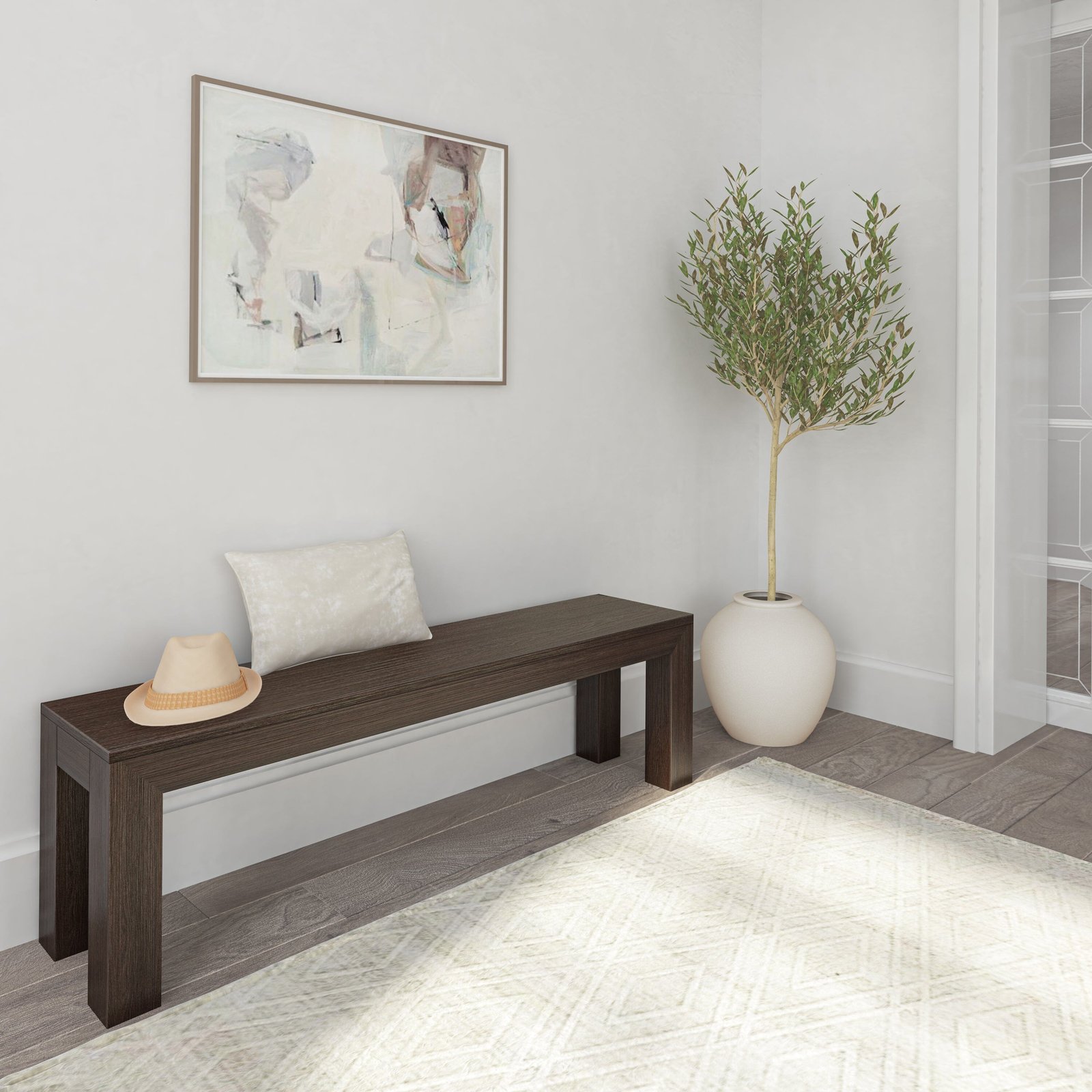 Modern Dining Bench - 61" - Image 19