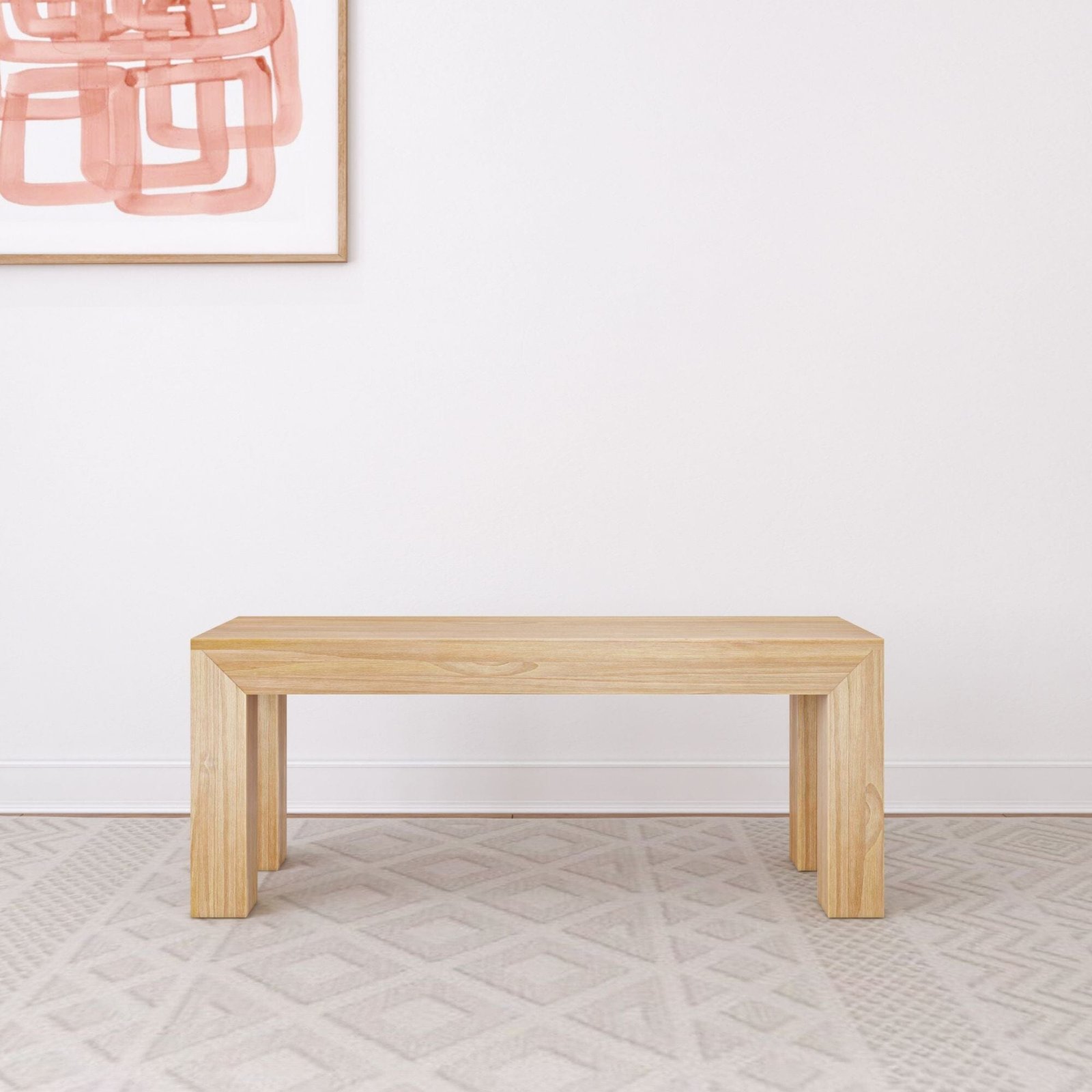 Modern Dining Bench - 49" - Image 3