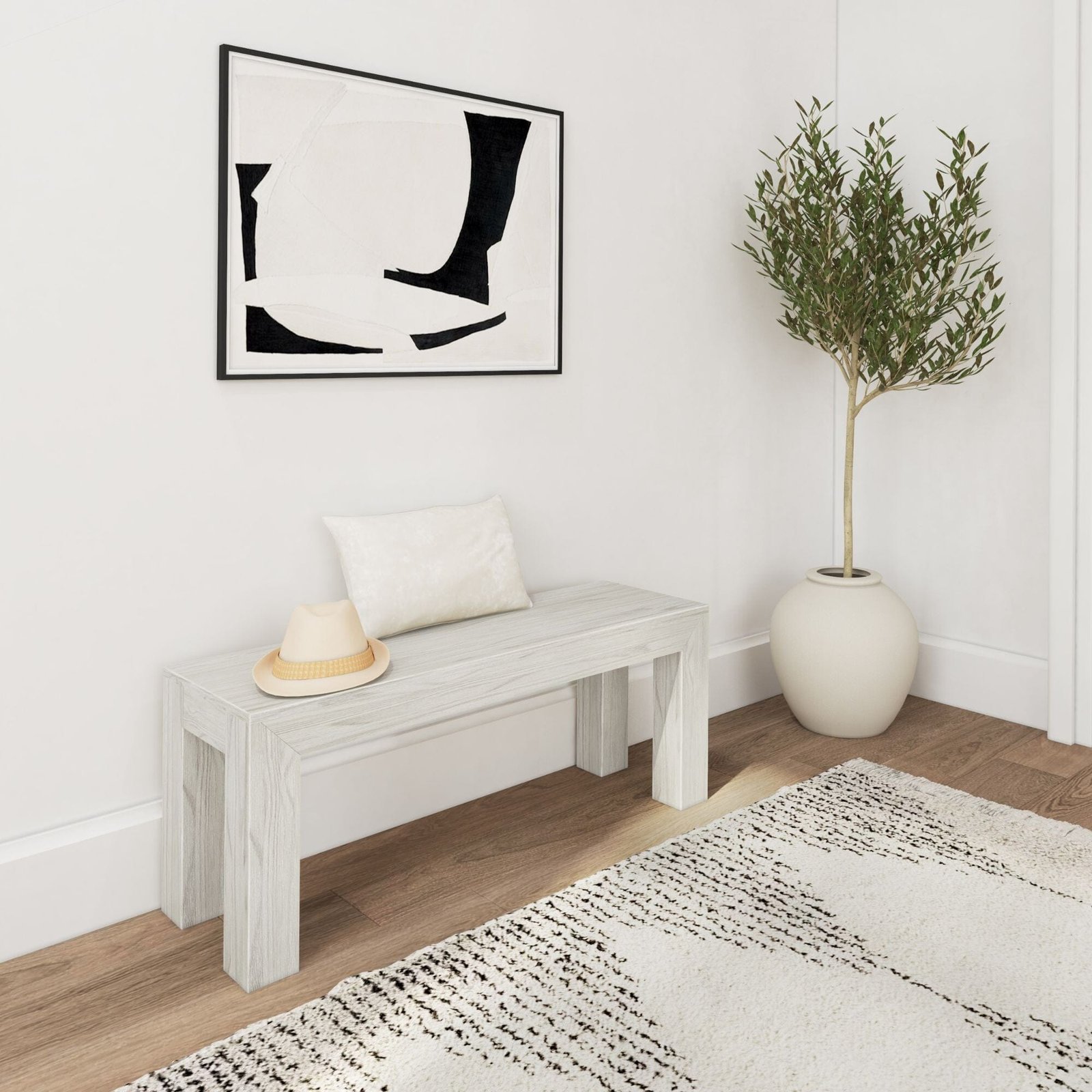 Modern Dining Bench - 49" - Image 14