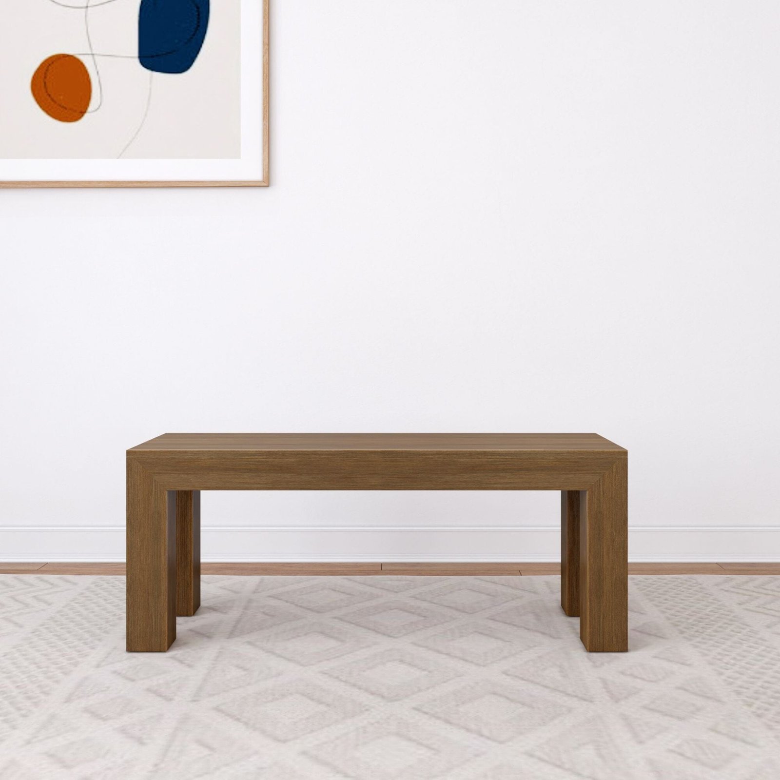 Modern Dining Bench - 49"
