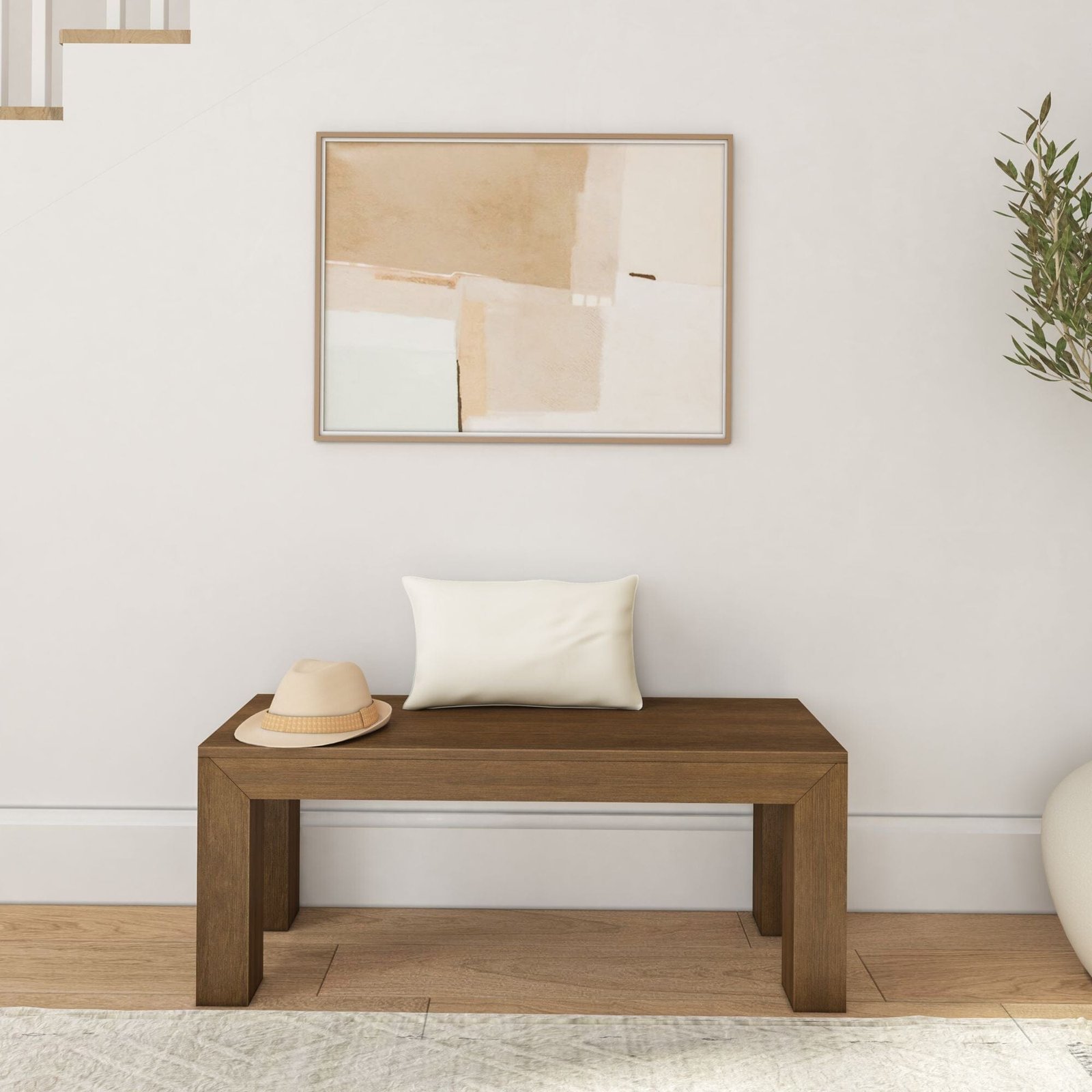 Modern Dining Bench - 49" - Image 11
