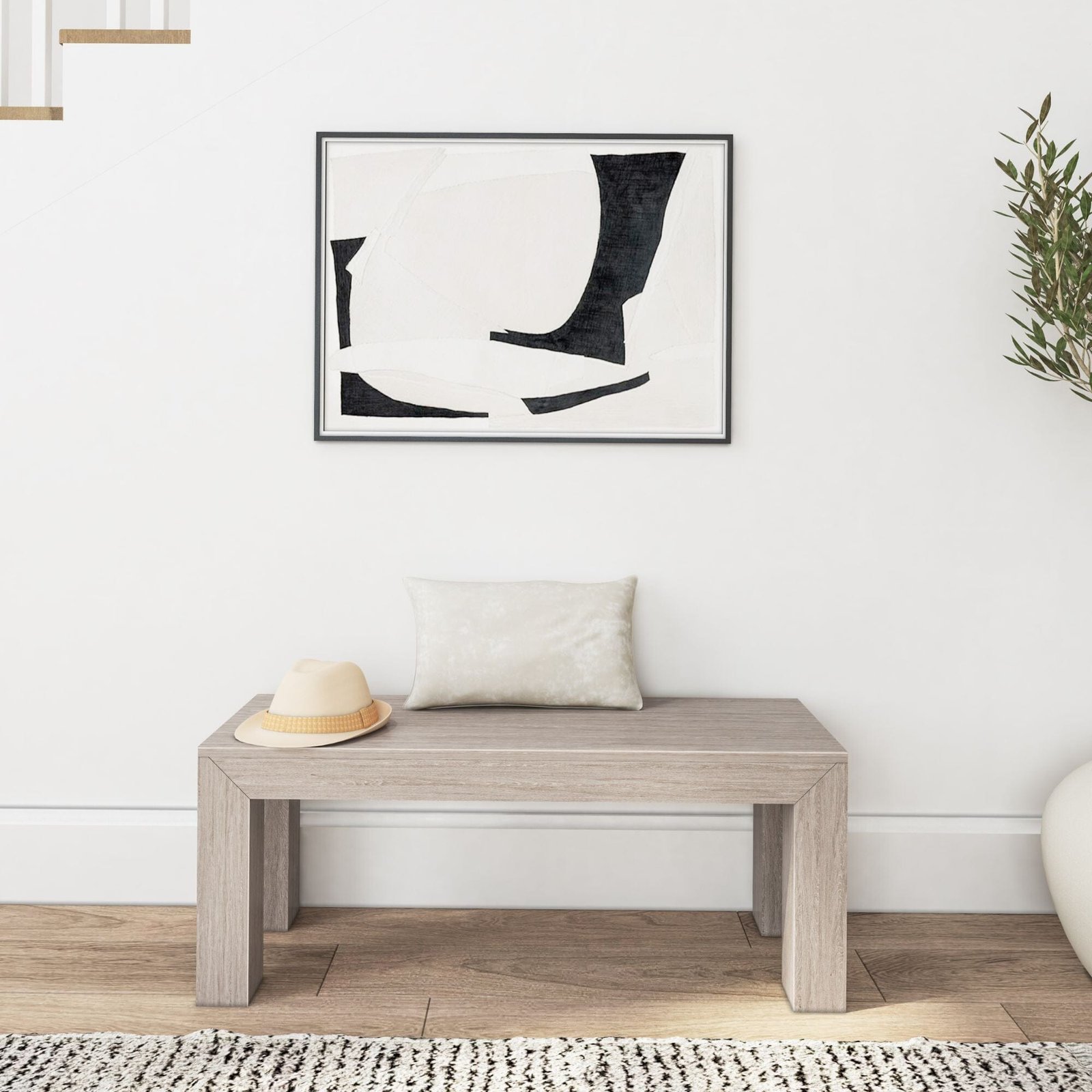 Modern Dining Bench - 49" - Image 12