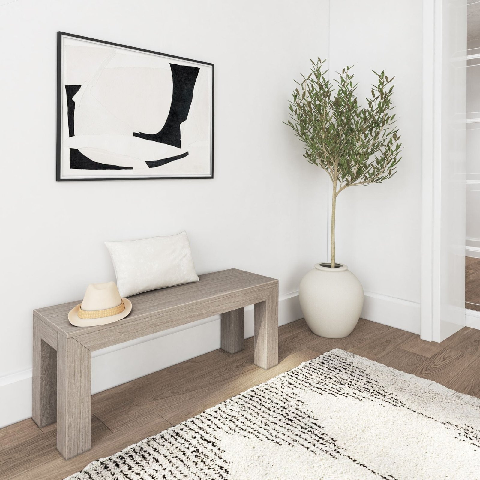 Modern Dining Bench - 49" - Image 17
