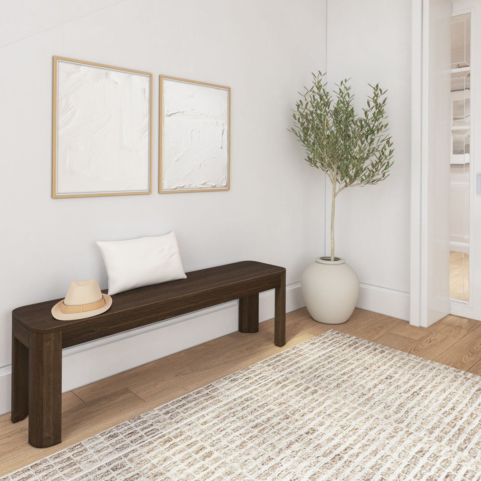 Contour Dining Bench - 58" - Image 11