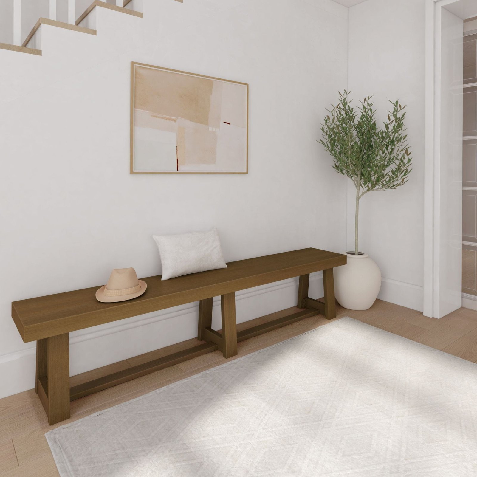 Classic Dining Bench - 85" - Image 2