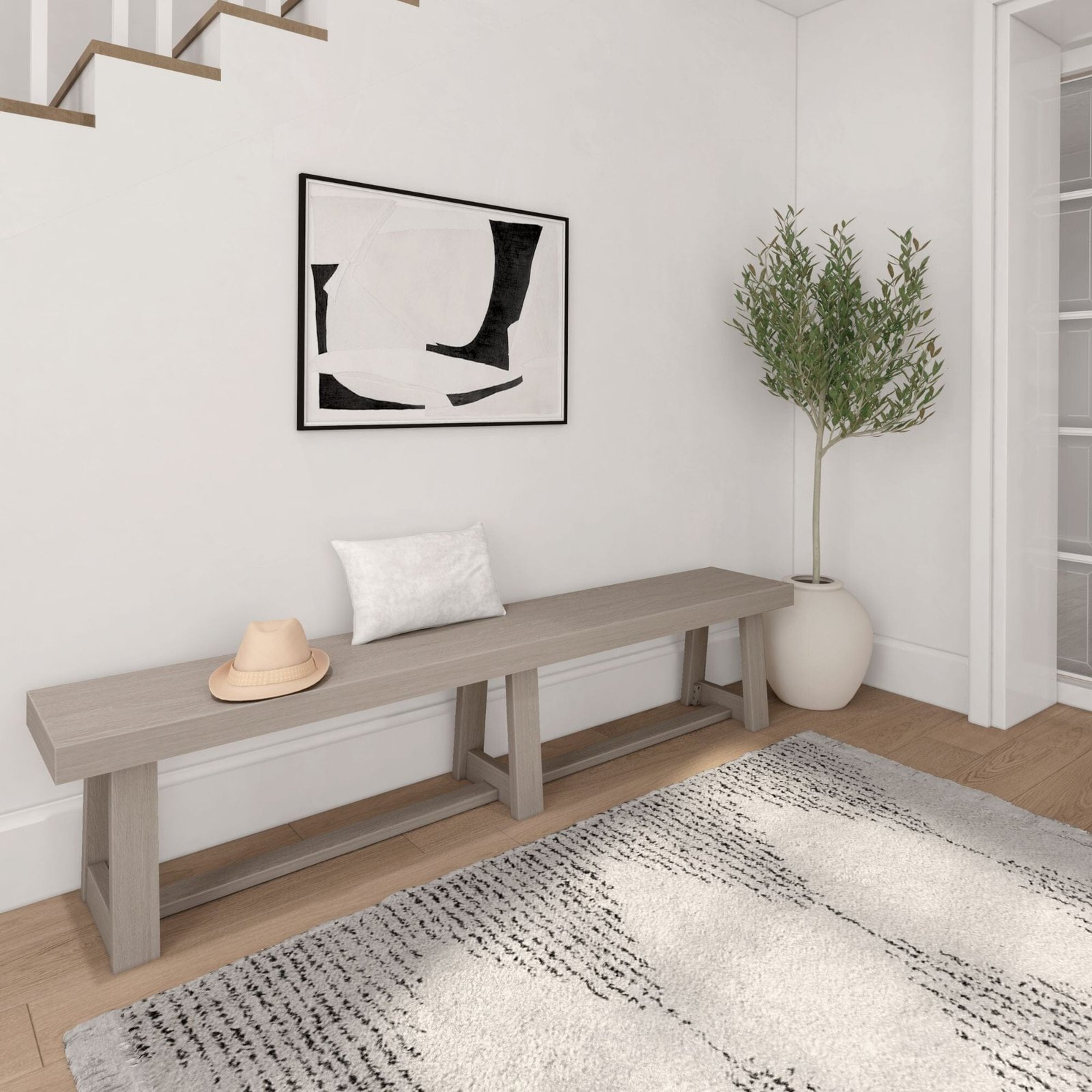 Classic Dining Bench - 85" - Image 4