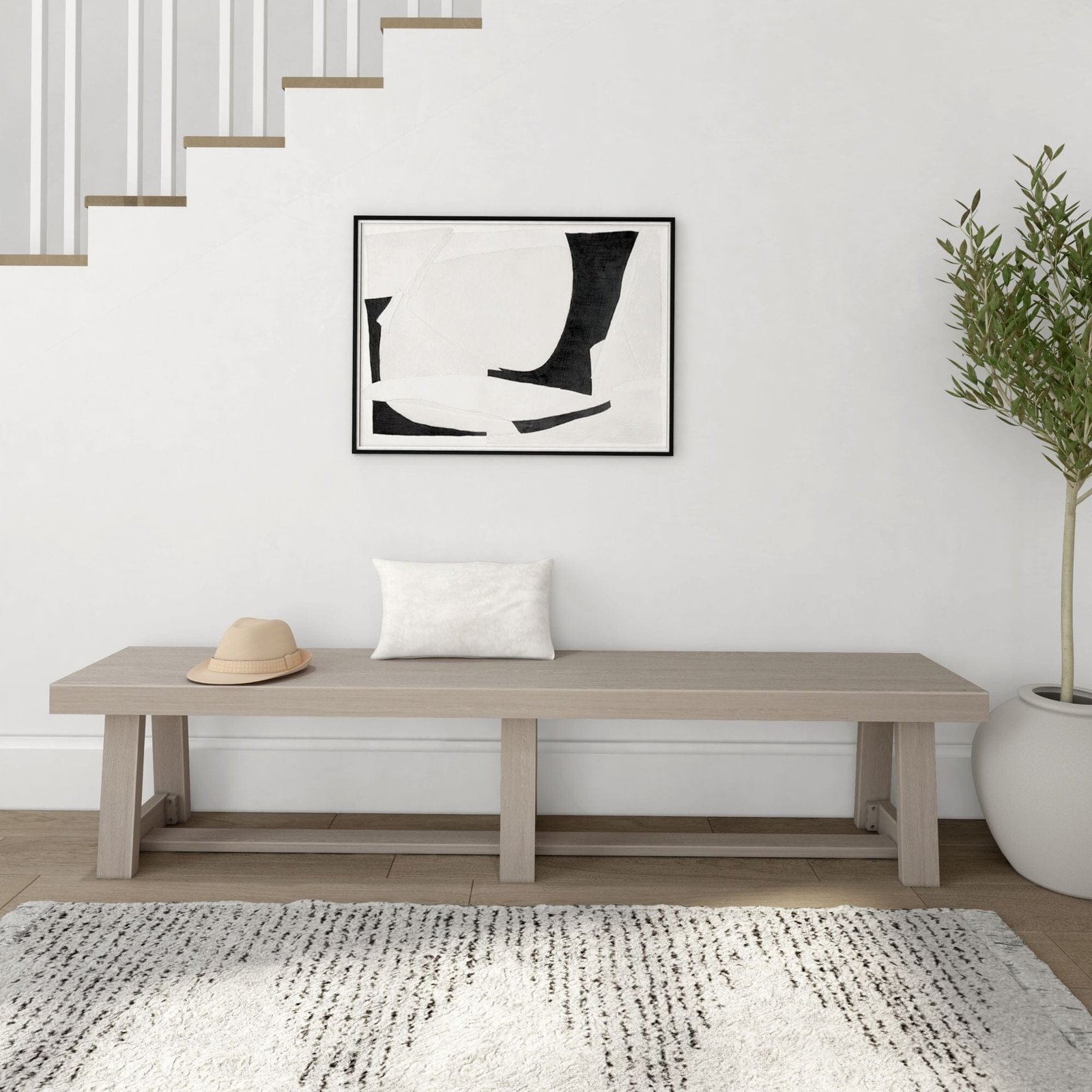 Classic Dining Bench - 85" - Image 6