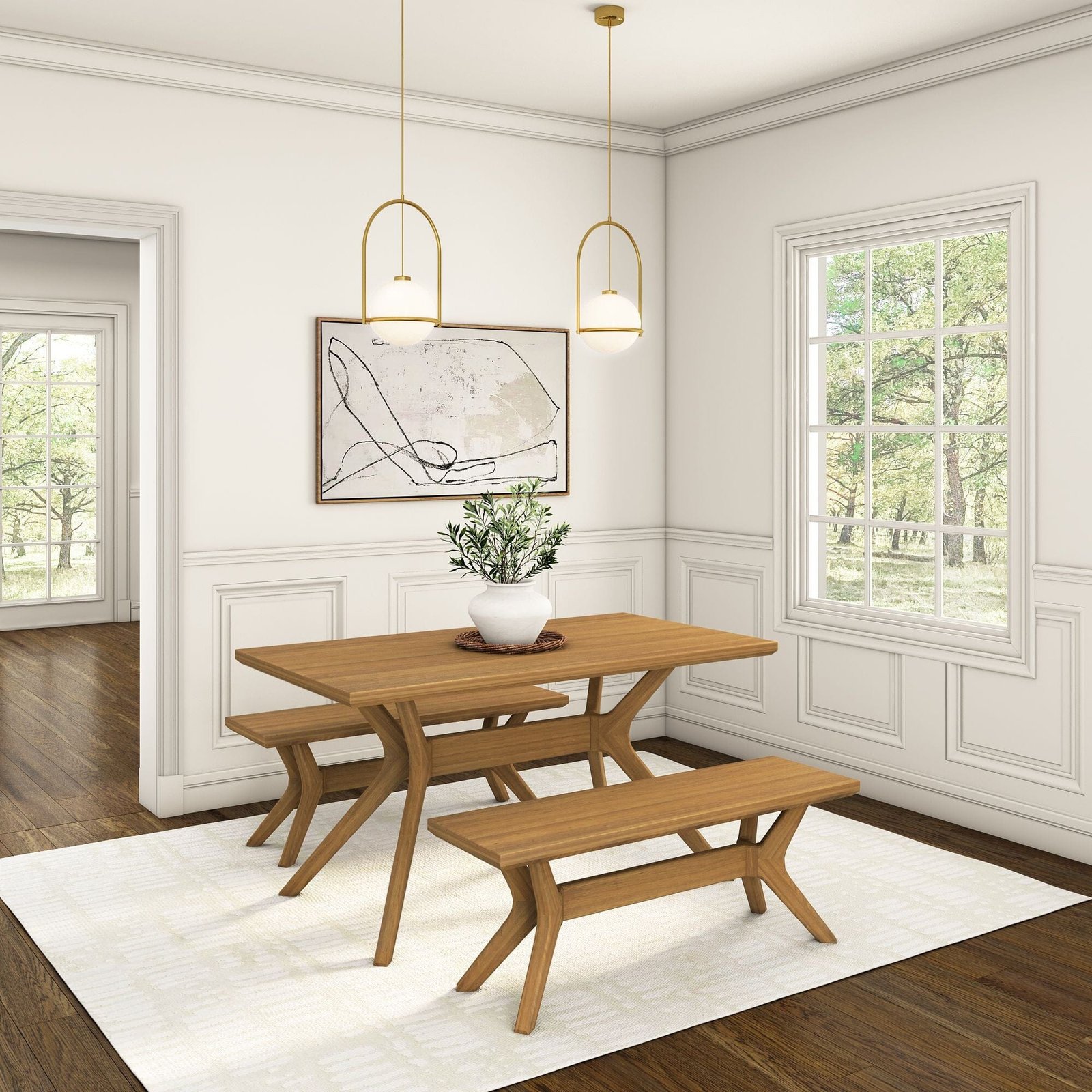 Verso Dining Bench - 48" - Image 18