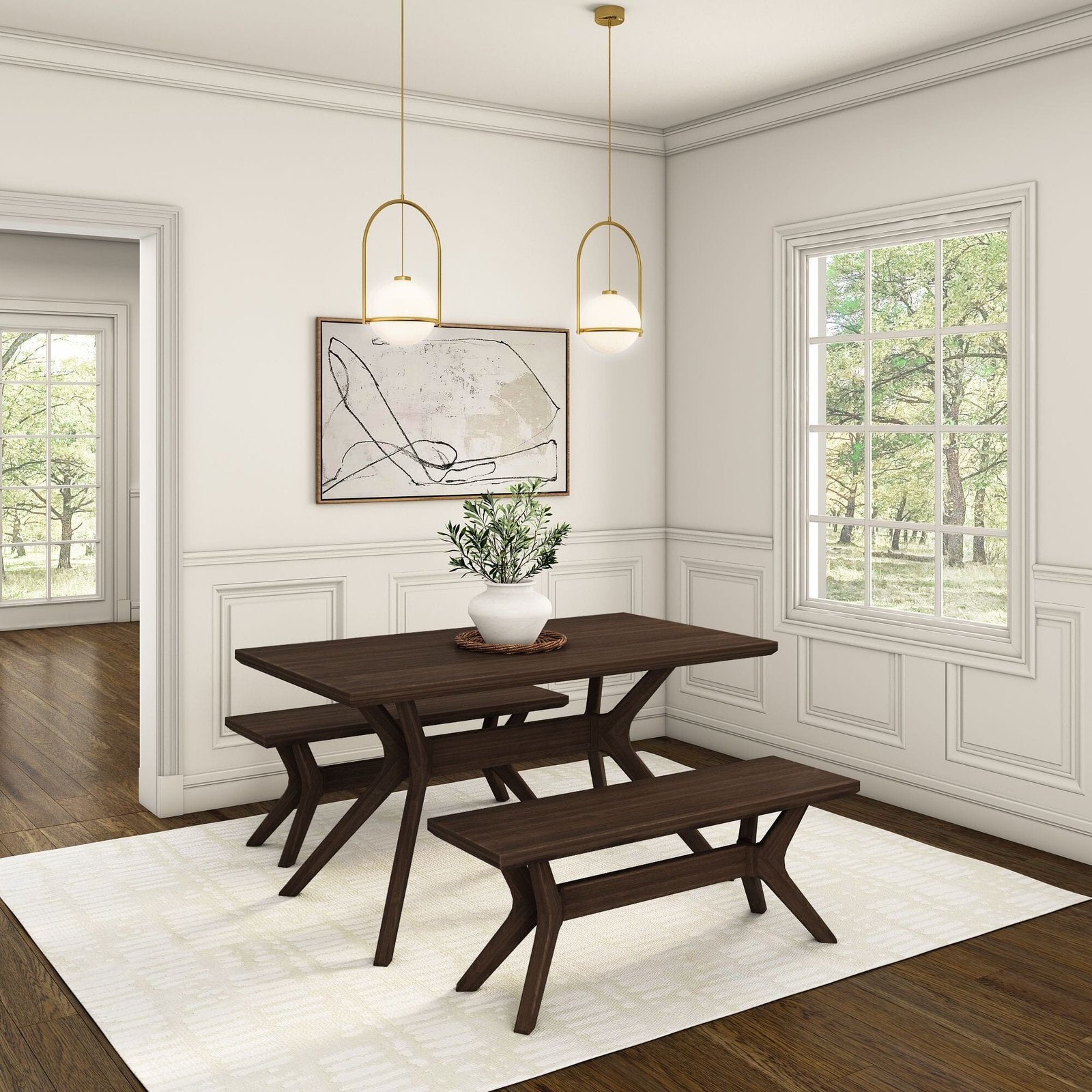 Verso Dining Bench - 48" - Image 19