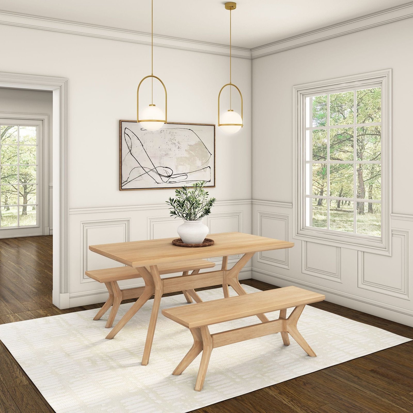 Verso Dining Bench - 48" - Image 26