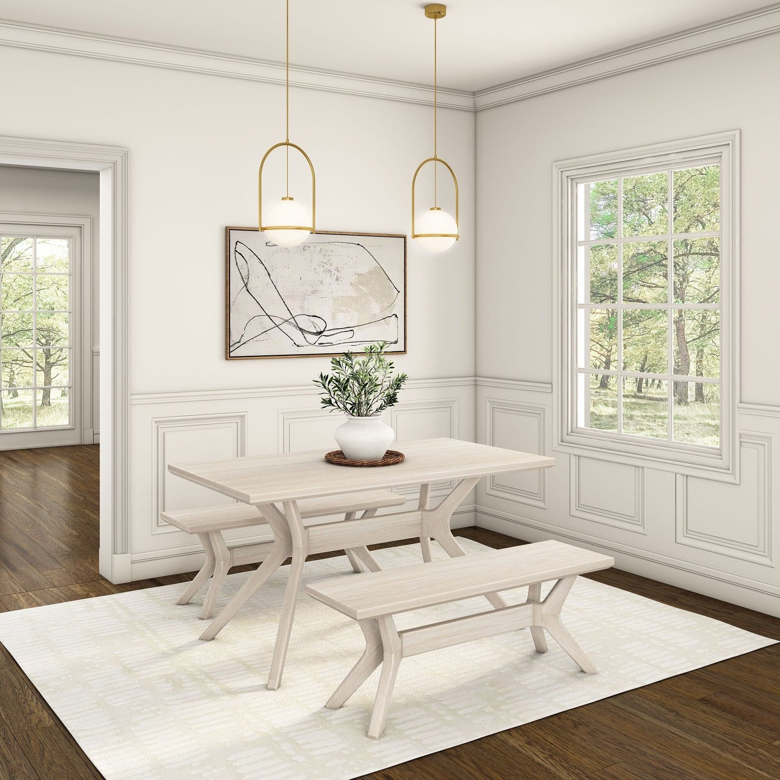 Verso Dining Bench - 48" - Image 17