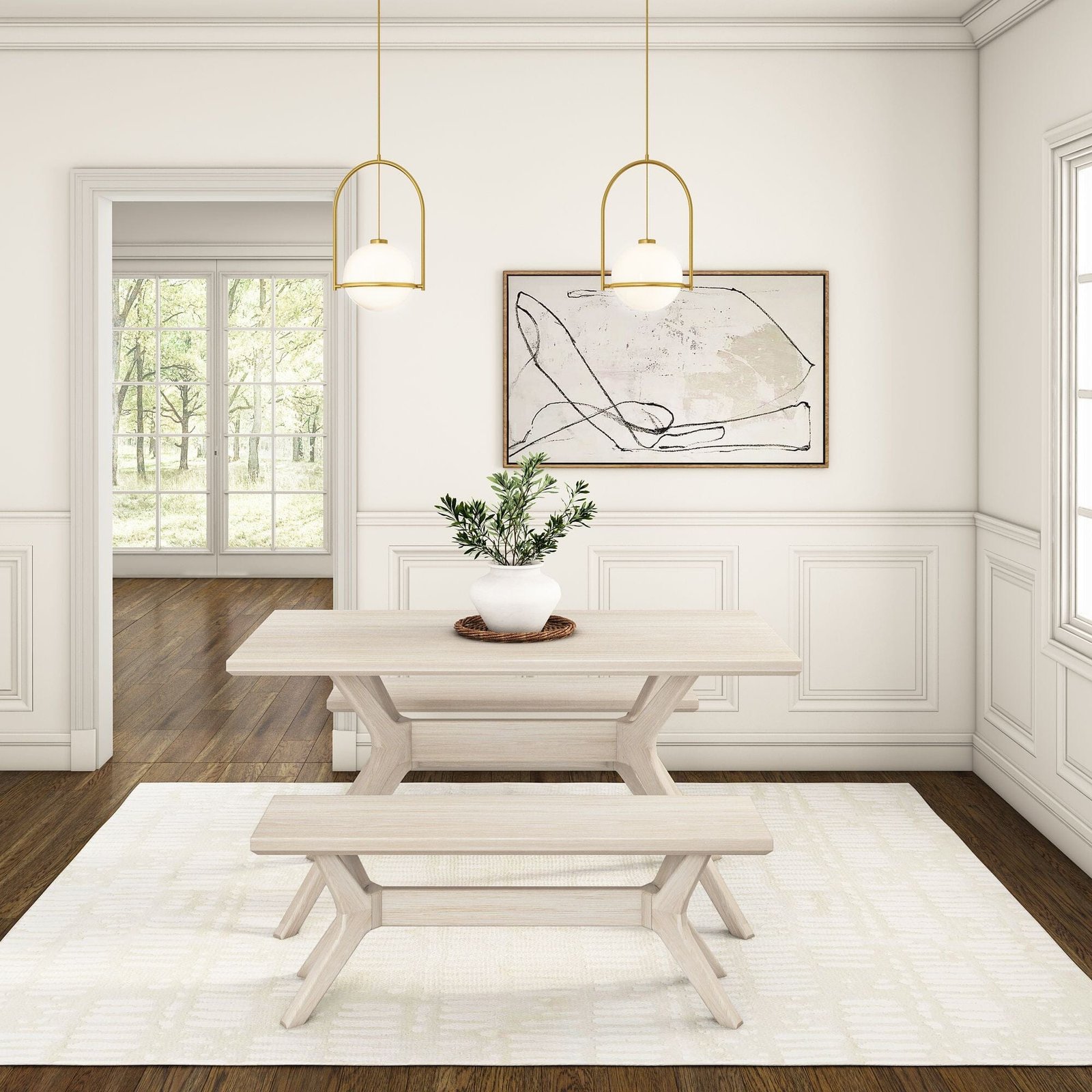 Verso Dining Bench - 48" - Image 22