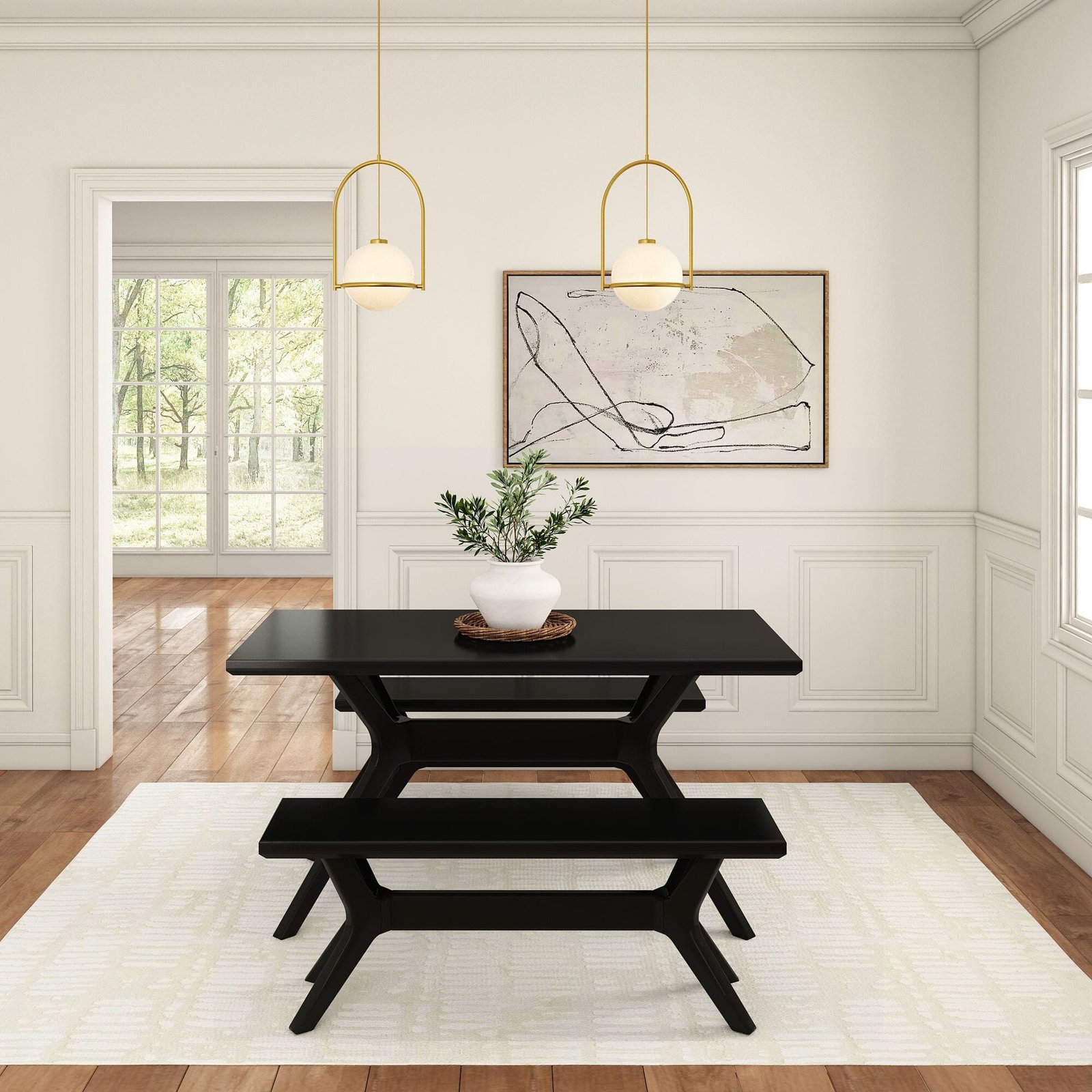 Verso Dining Bench - 48" - Image 25