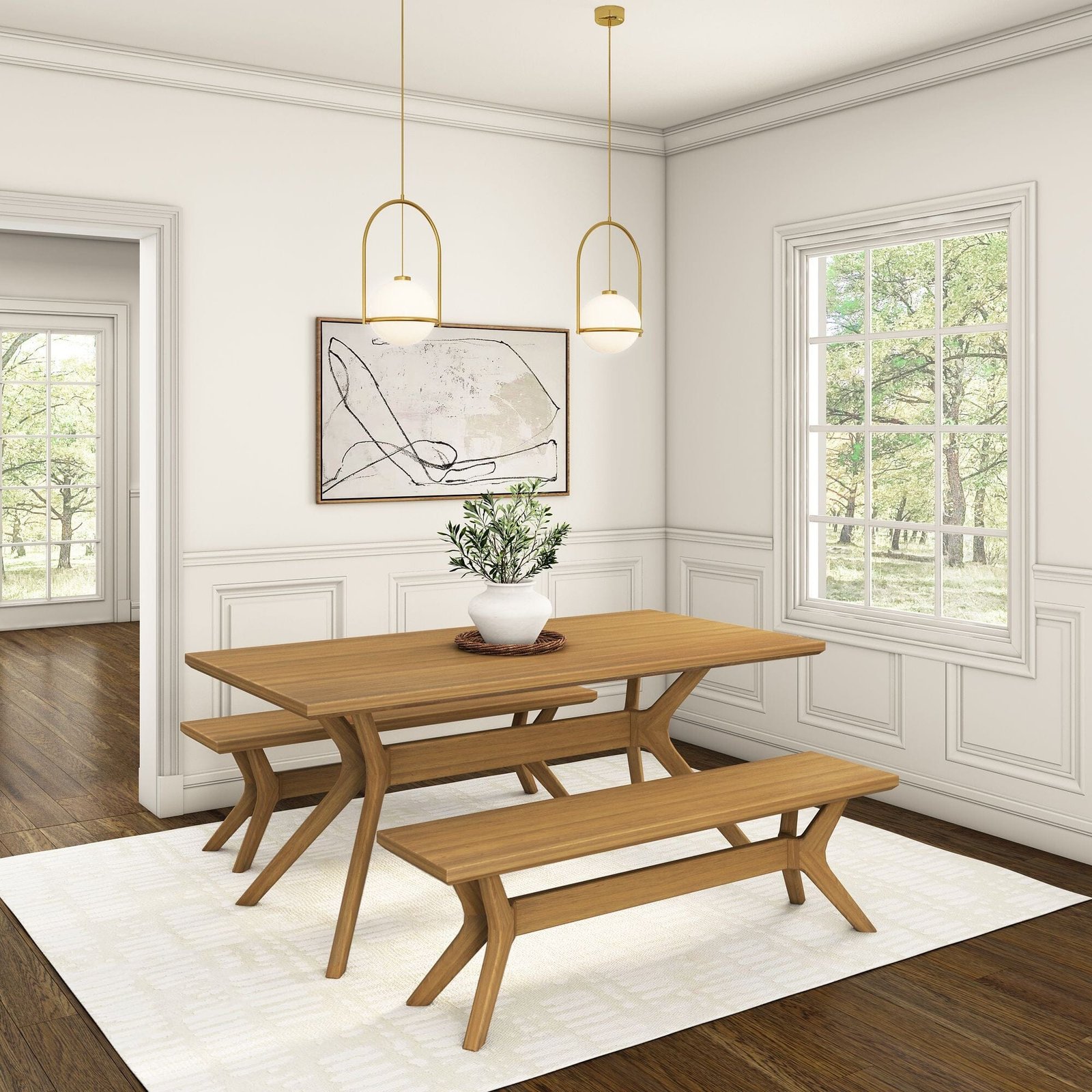 Verso Dining Bench - 60" - Image 16