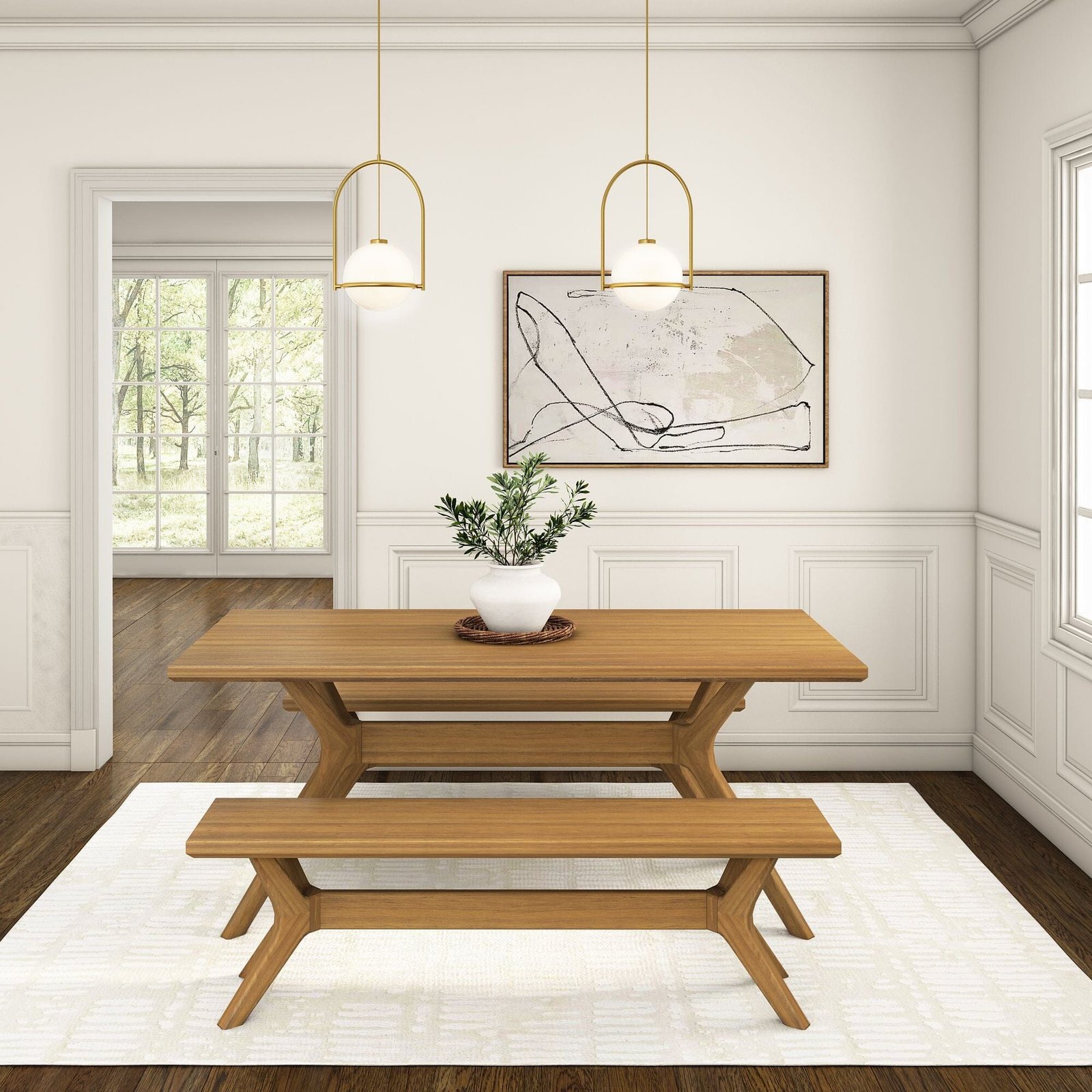Verso Dining Bench - 60" - Image 20