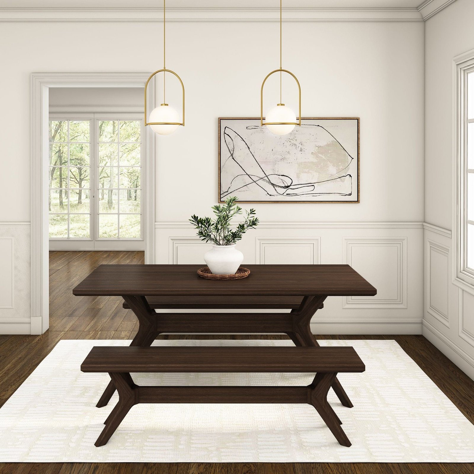 Verso Dining Bench - 60" - Image 21
