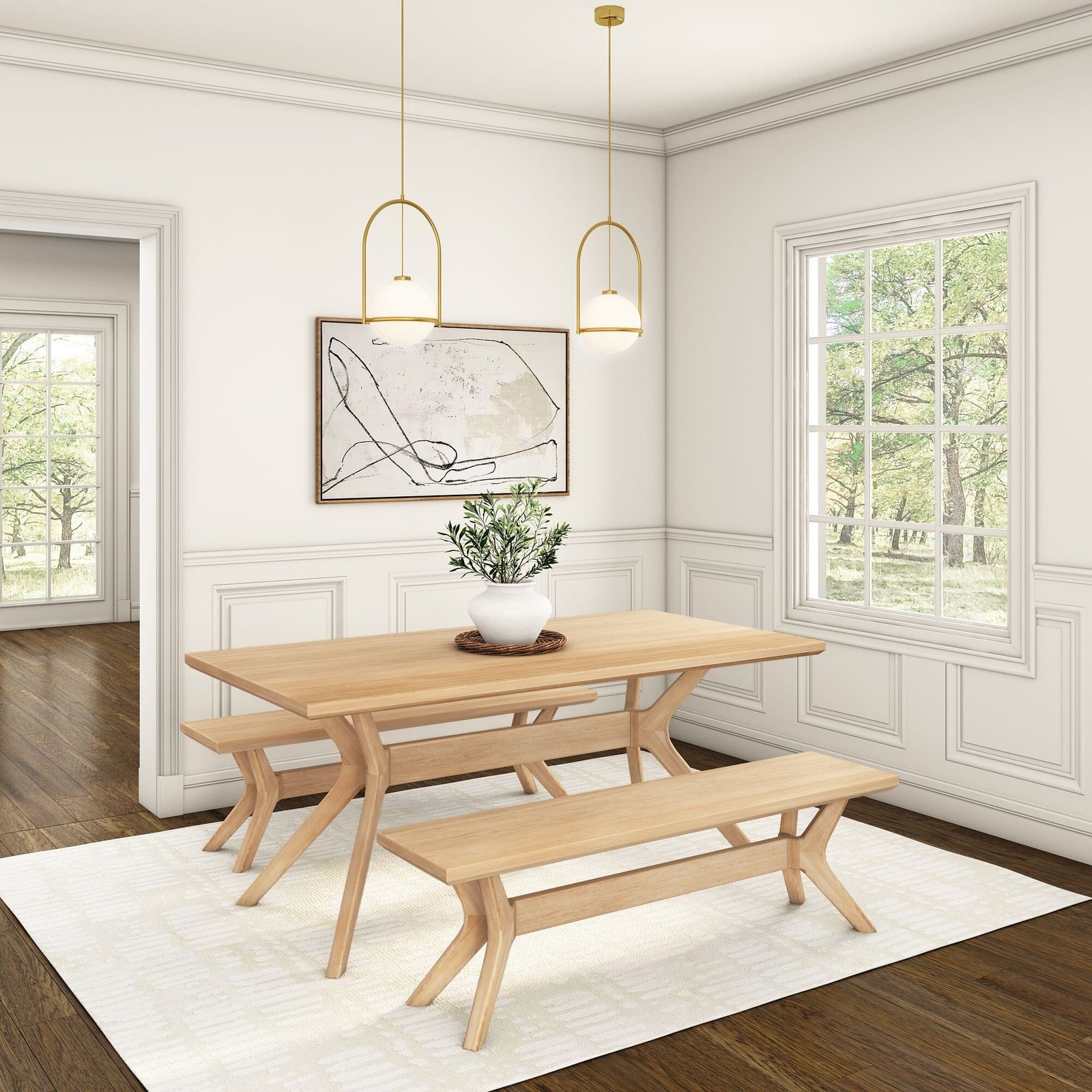Verso Dining Bench - 60" - Image 18
