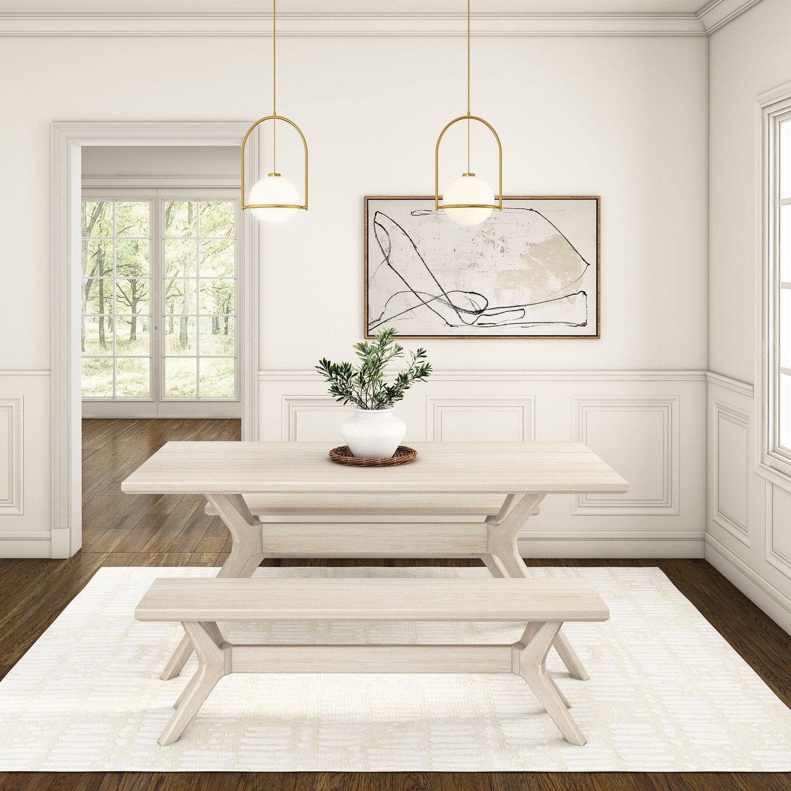 Verso Dining Bench - 60" - Image 14