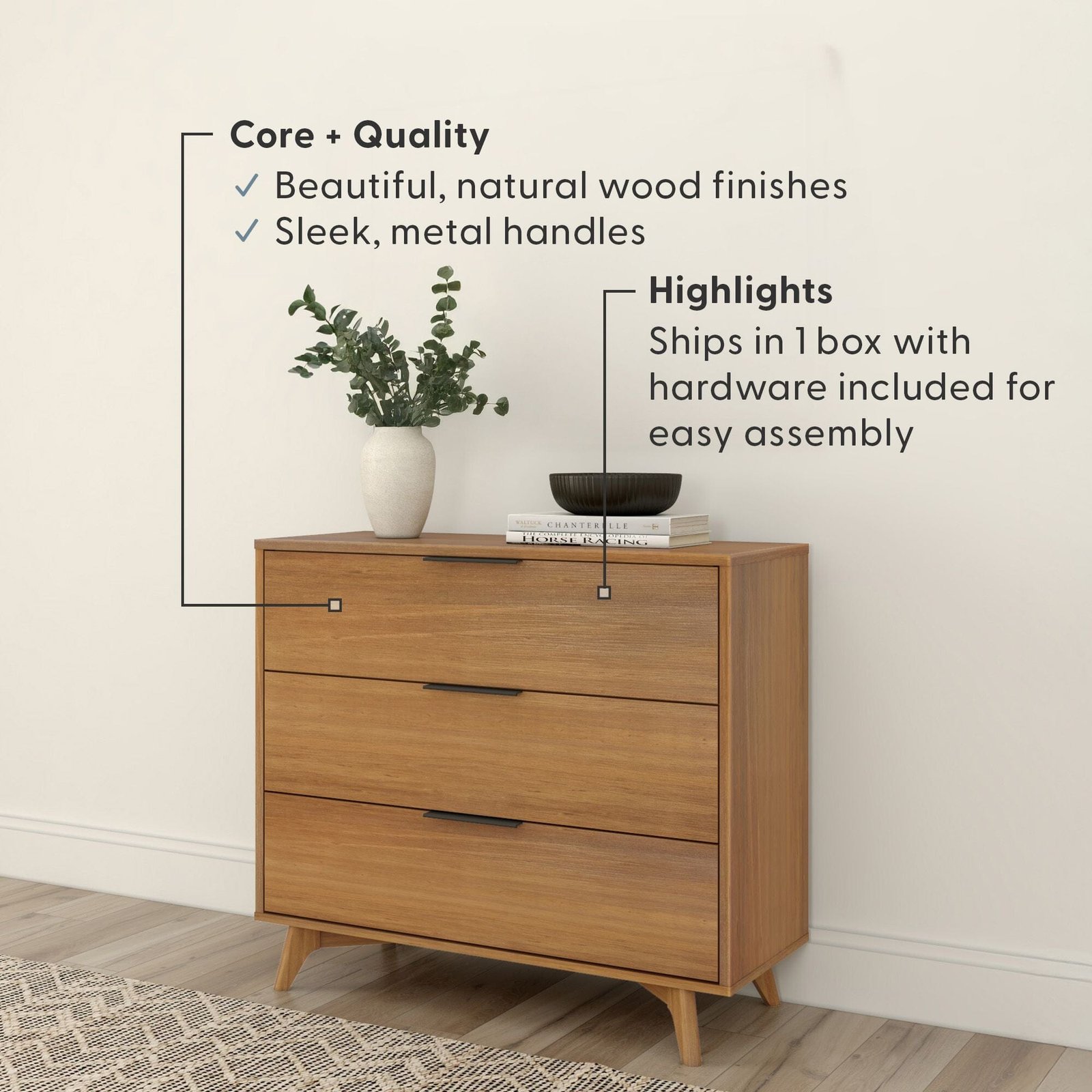 Haven 3-Drawer Dresser - Image 7