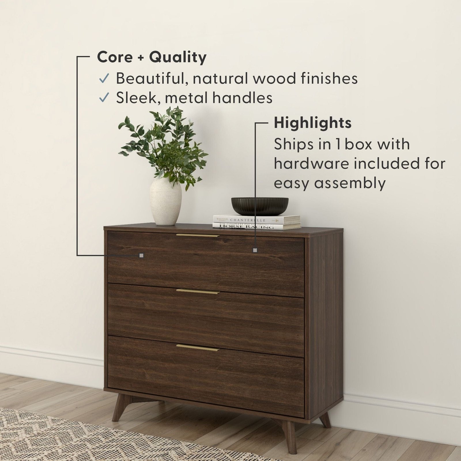 Haven 3-Drawer Dresser - Image 8