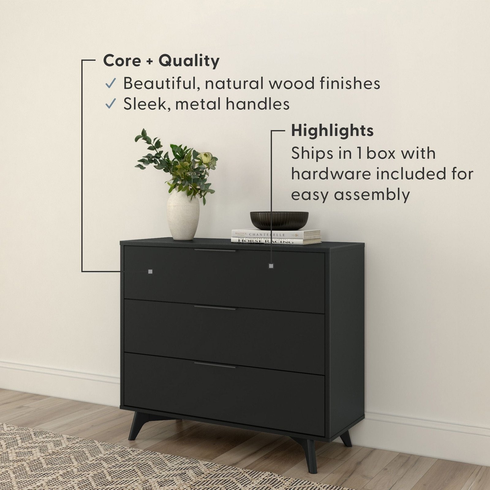 Haven 3-Drawer Dresser - Image 10