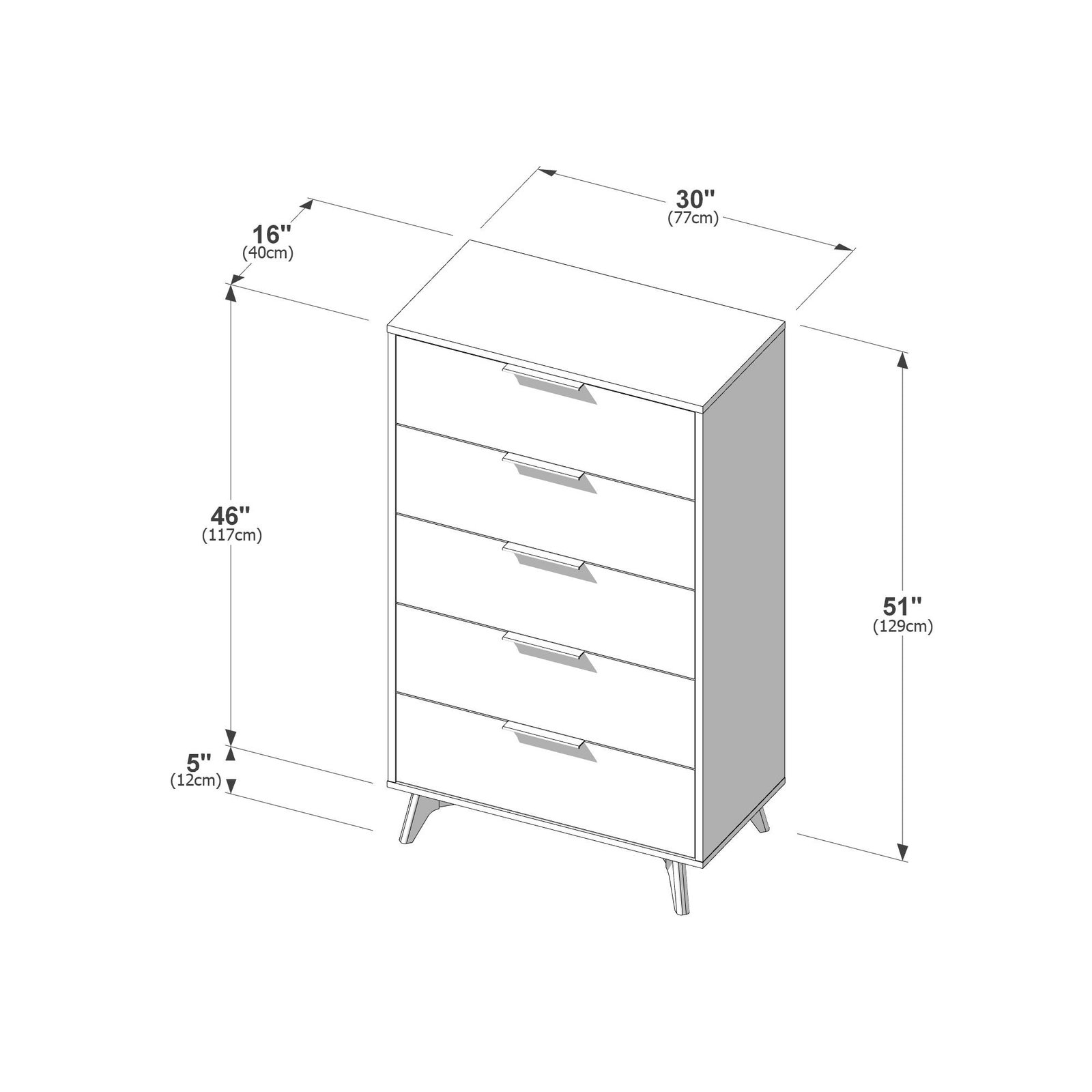 Haven 5-Drawer Dresser - Image 17