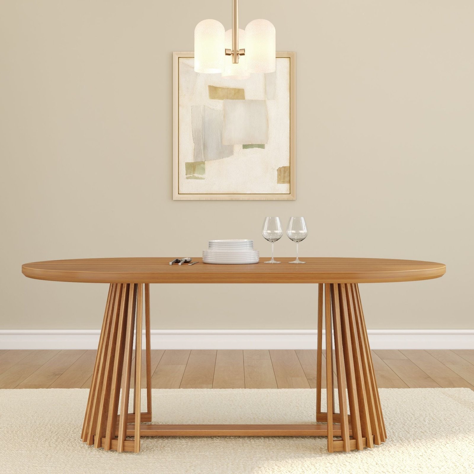 Lido Oval Dining Table - 72" - Image 4