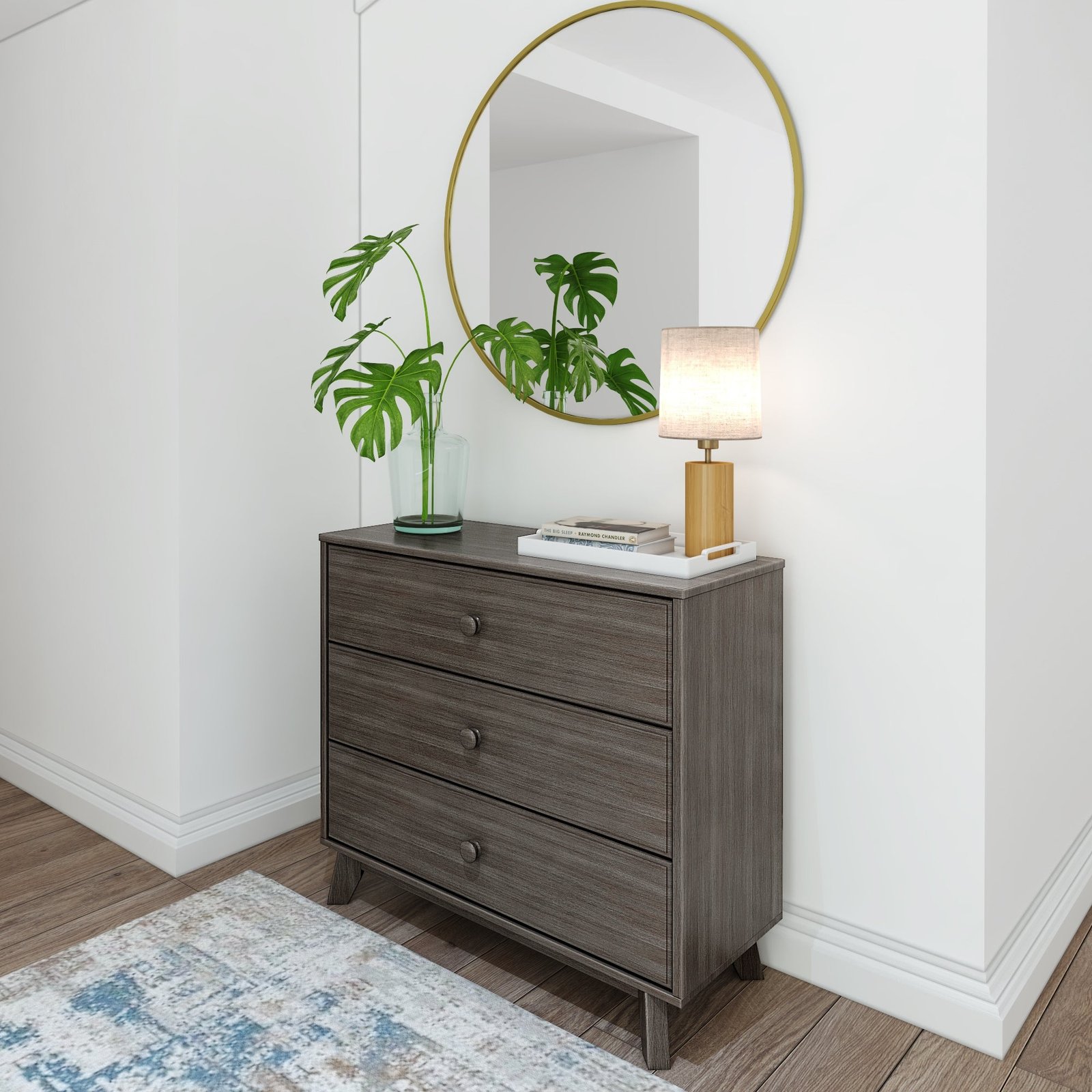 Classic 3-Drawer Dresser - Image 4