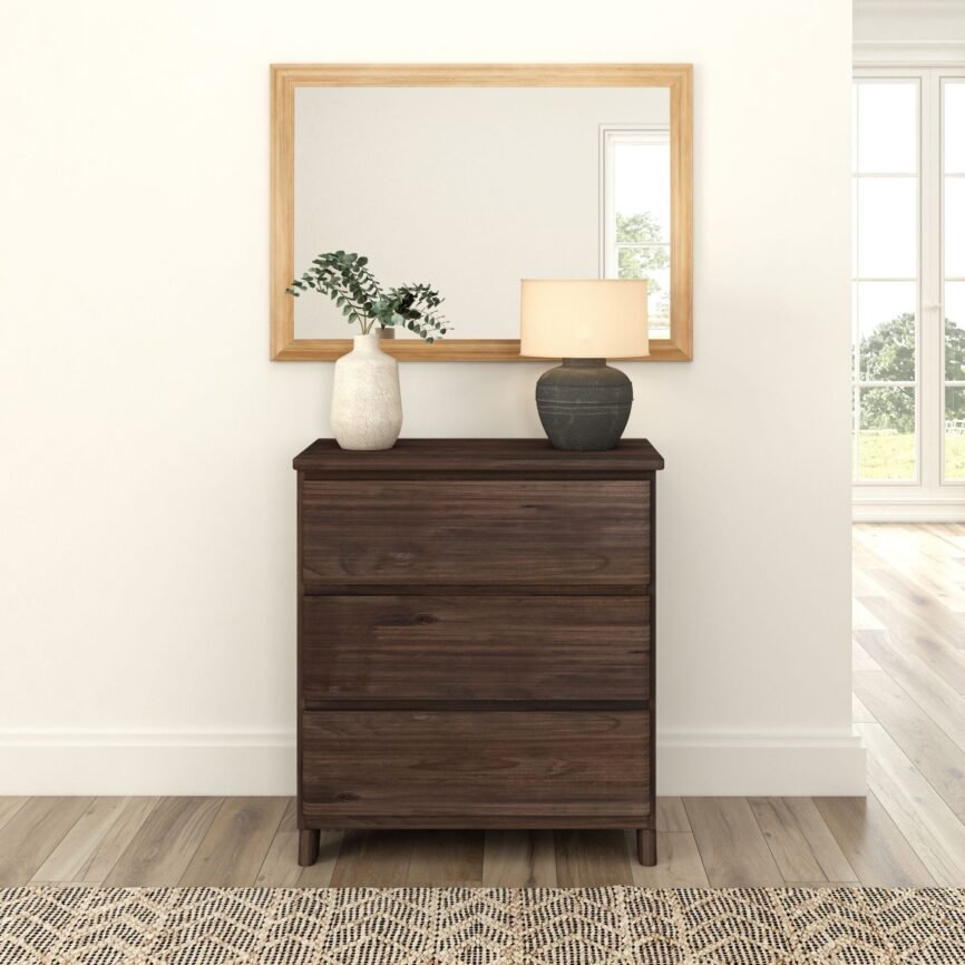 Rustic 3-Drawer Dresser