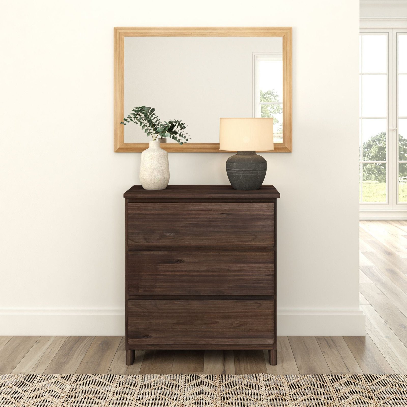 Rustic 3-Drawer Dresser