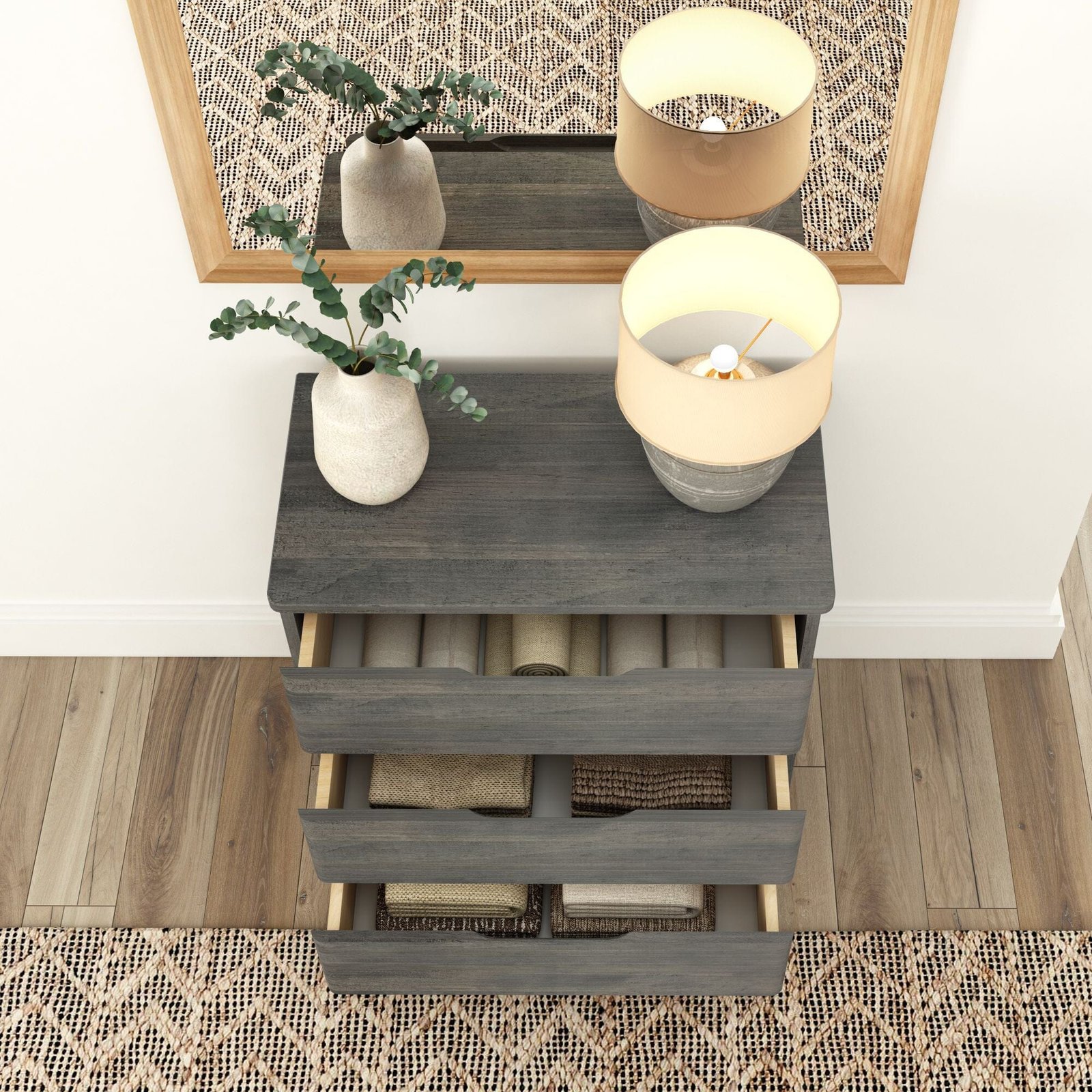 Rustic 3-Drawer Dresser - Image 15