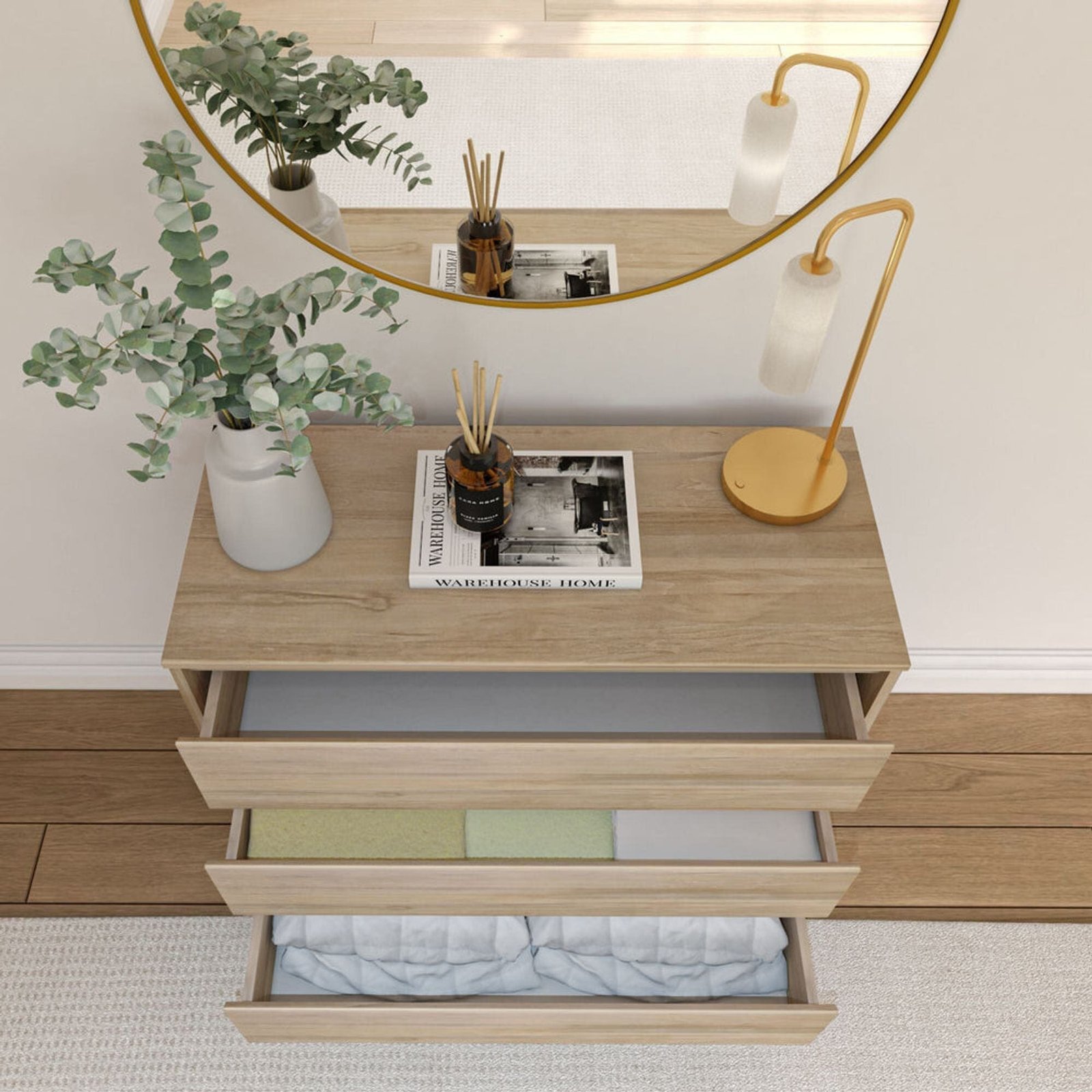 Modern 3-Drawer Dresser - Image 39