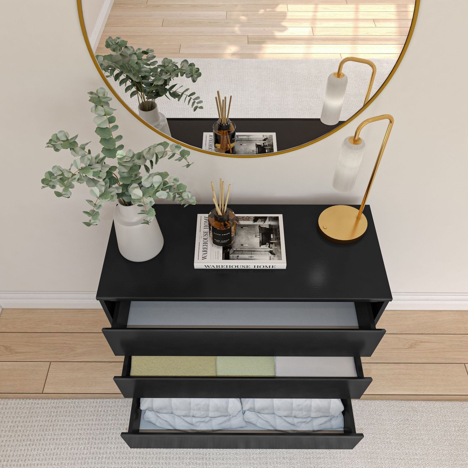 Modern 3-Drawer Dresser - Image 47